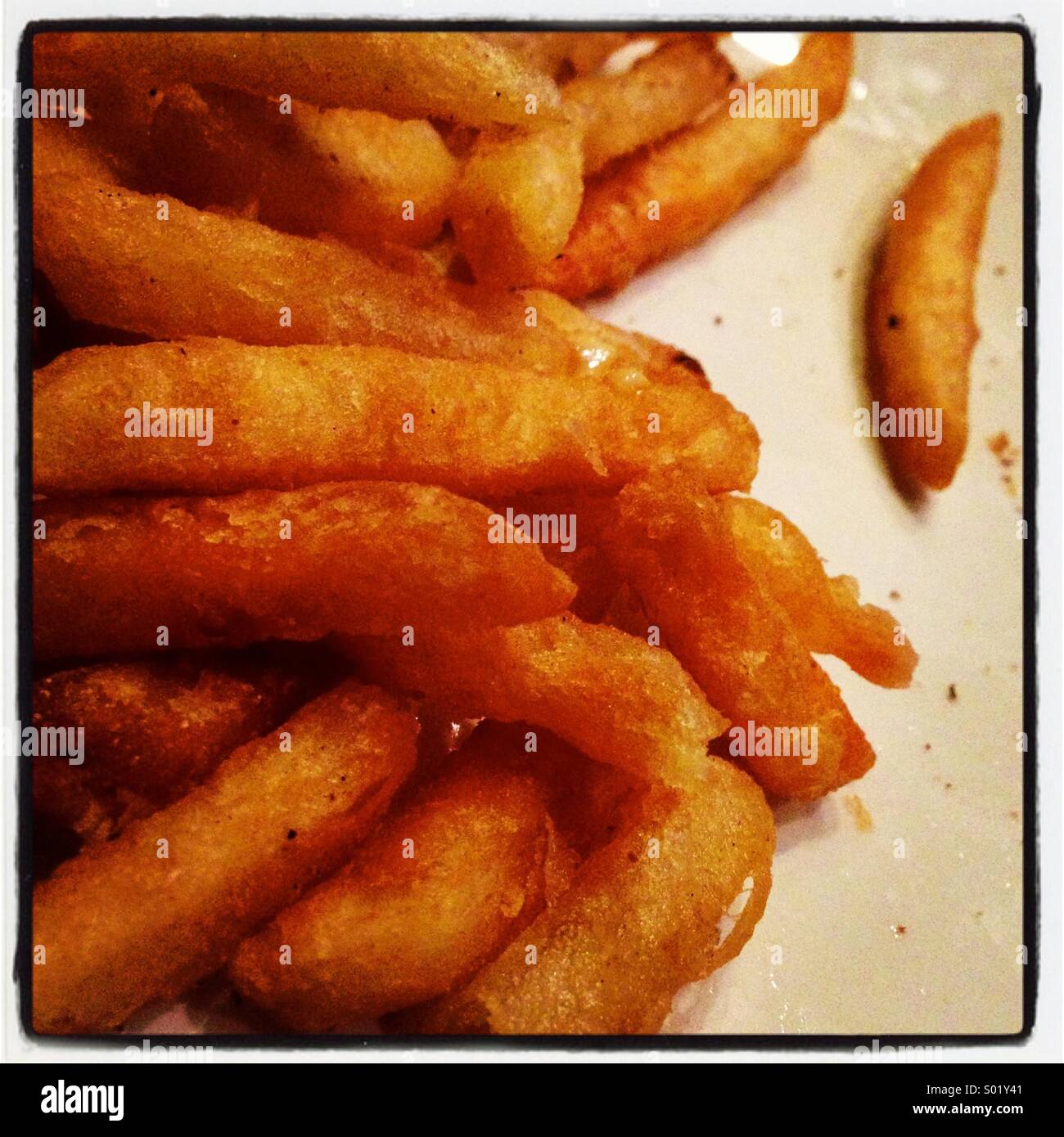 Pommes frites Stockfoto