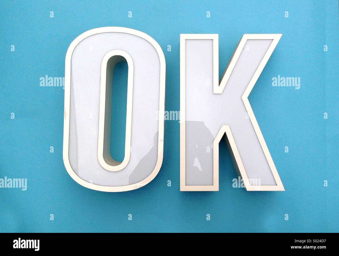 Okay Stockfoto