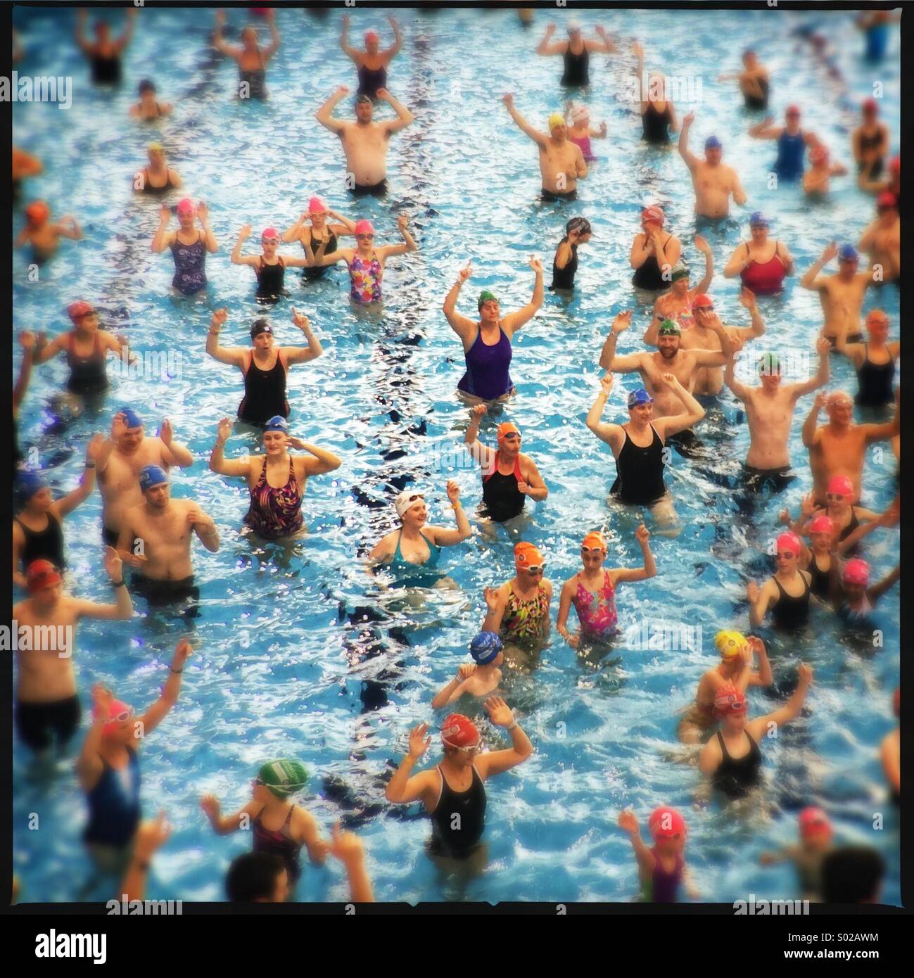 Sport Relief, National Aquatic Centre, Stratford, London Stockfoto