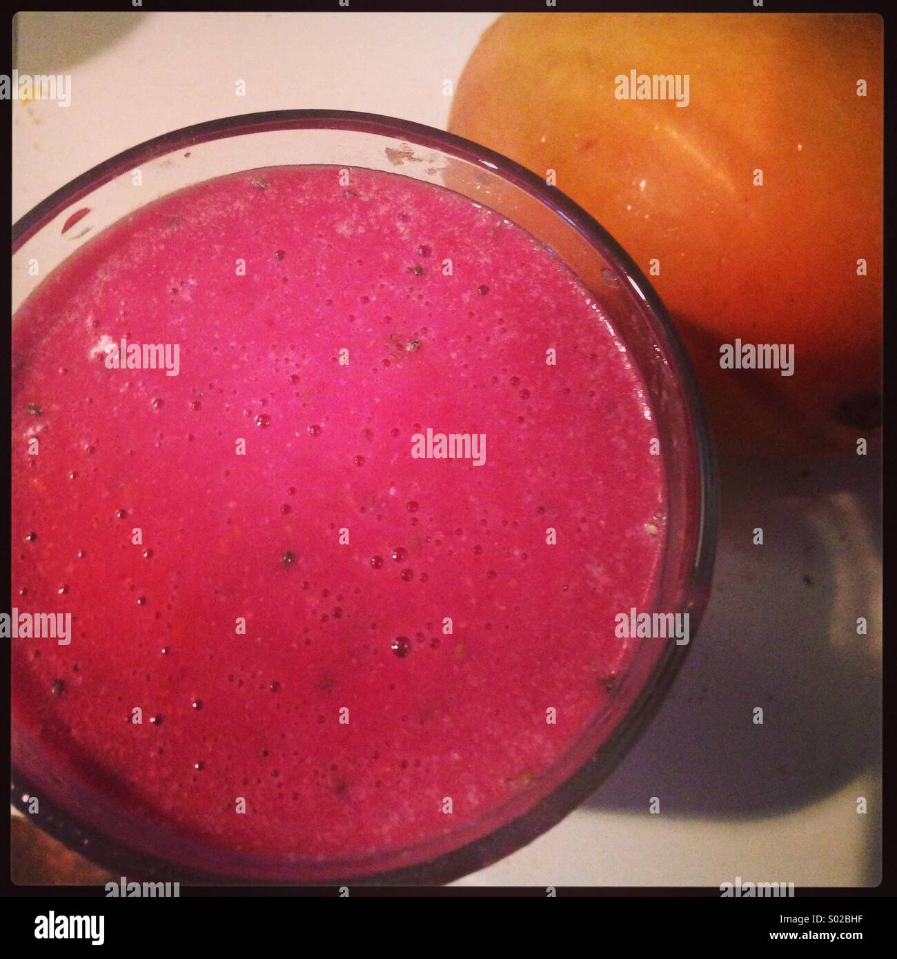 Rohe Frucht-smoothie Stockfoto