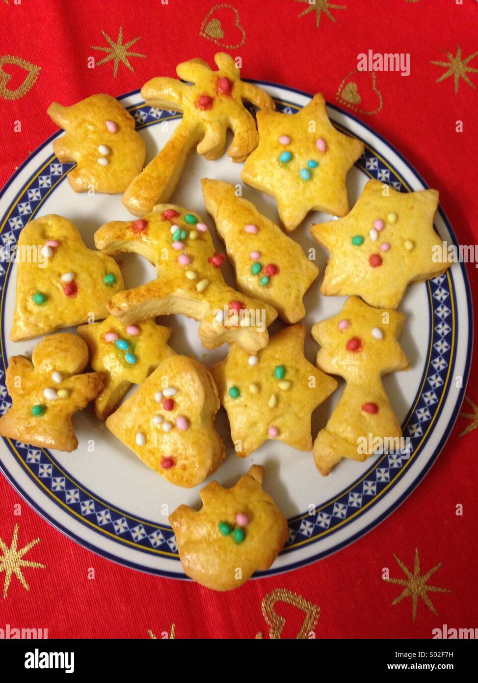 Weihnachtsgebäck Stockfoto