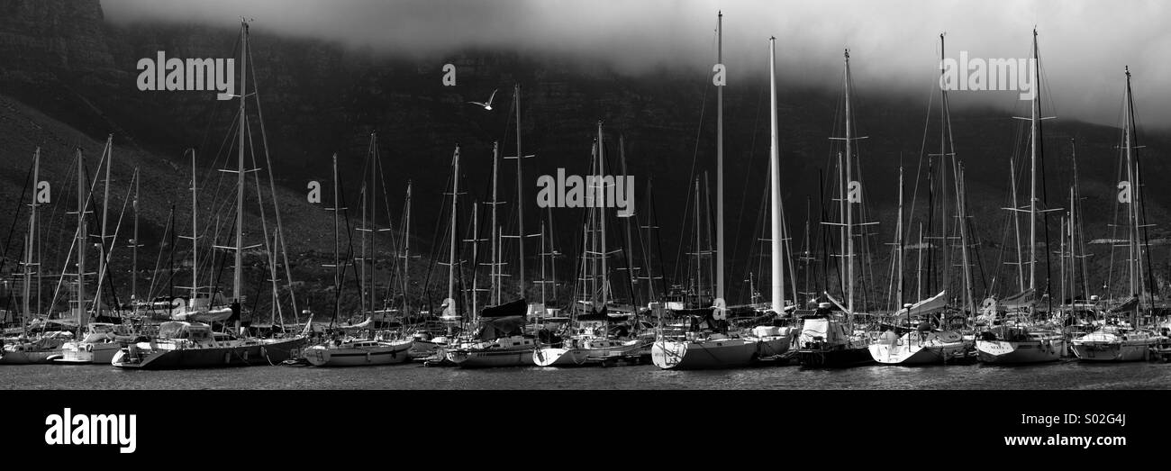 Hafen (Hout Bay, Südafrika) Stockfoto