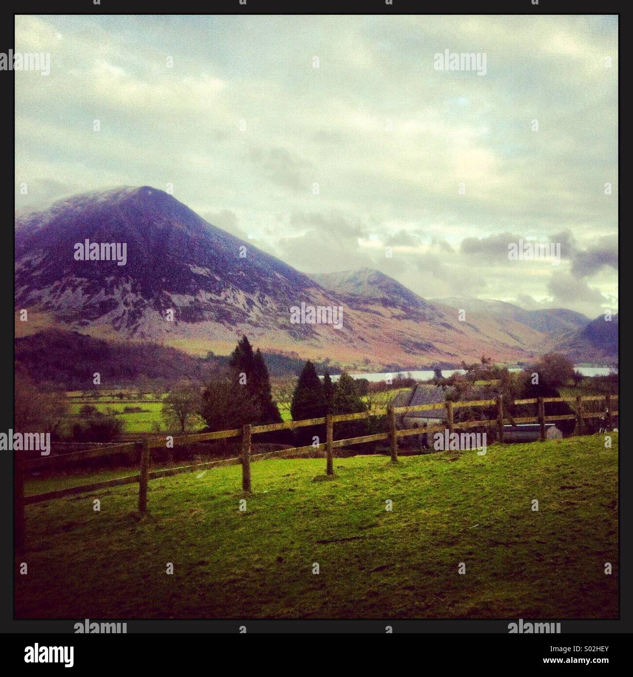 Seenplatte Cumbria Stockfoto