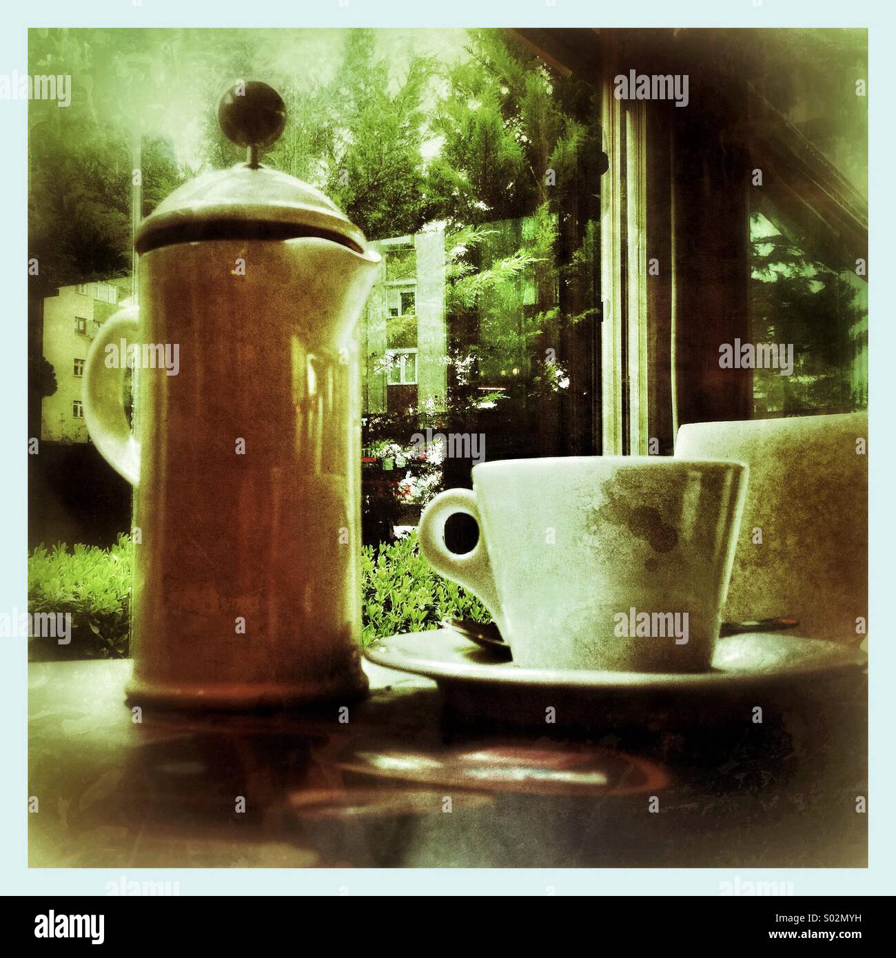 Kaffee-Pause Stockfoto
