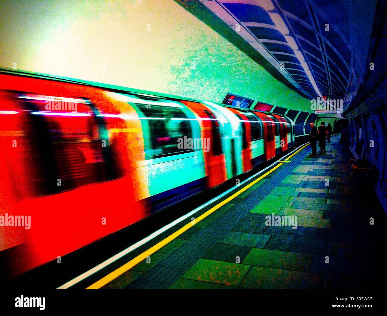 Londoner u-Bahn Station in Shepherds Bush Stockfoto