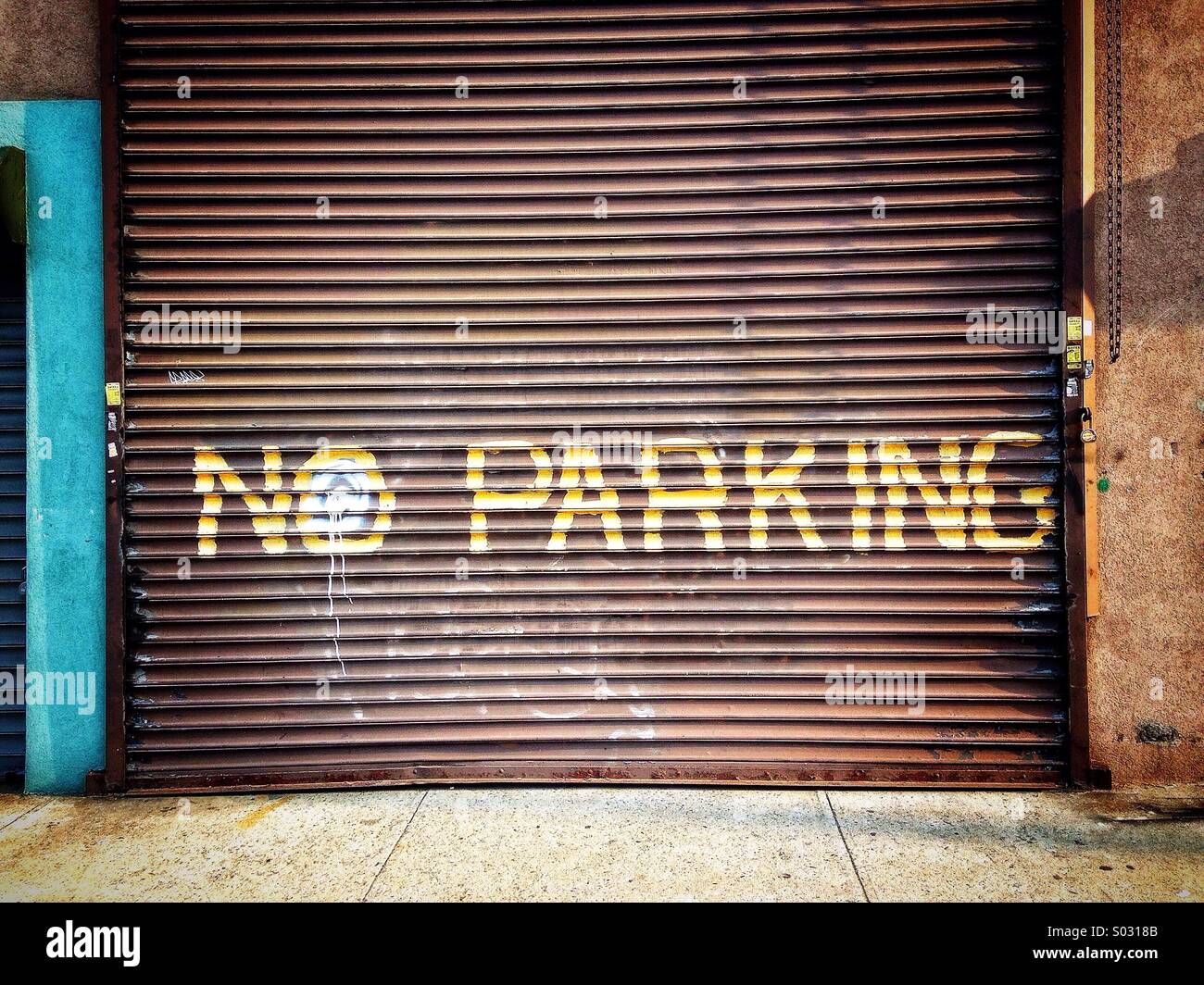 Kein Parkplatz-Schild, Brooklyn, New York Stockfoto
