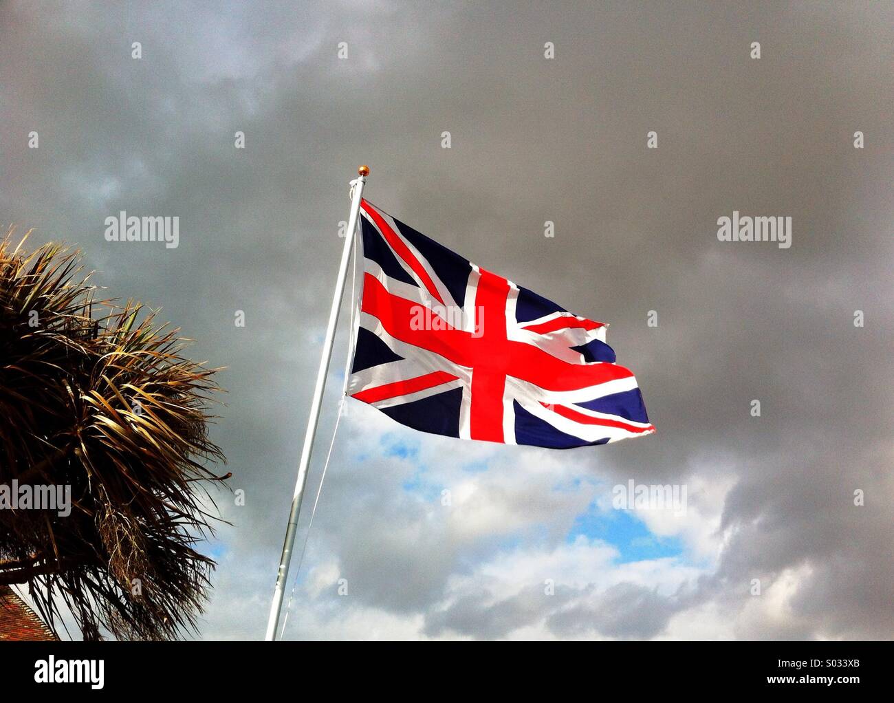 Union Jack Flagge Großbritannien Stockfoto