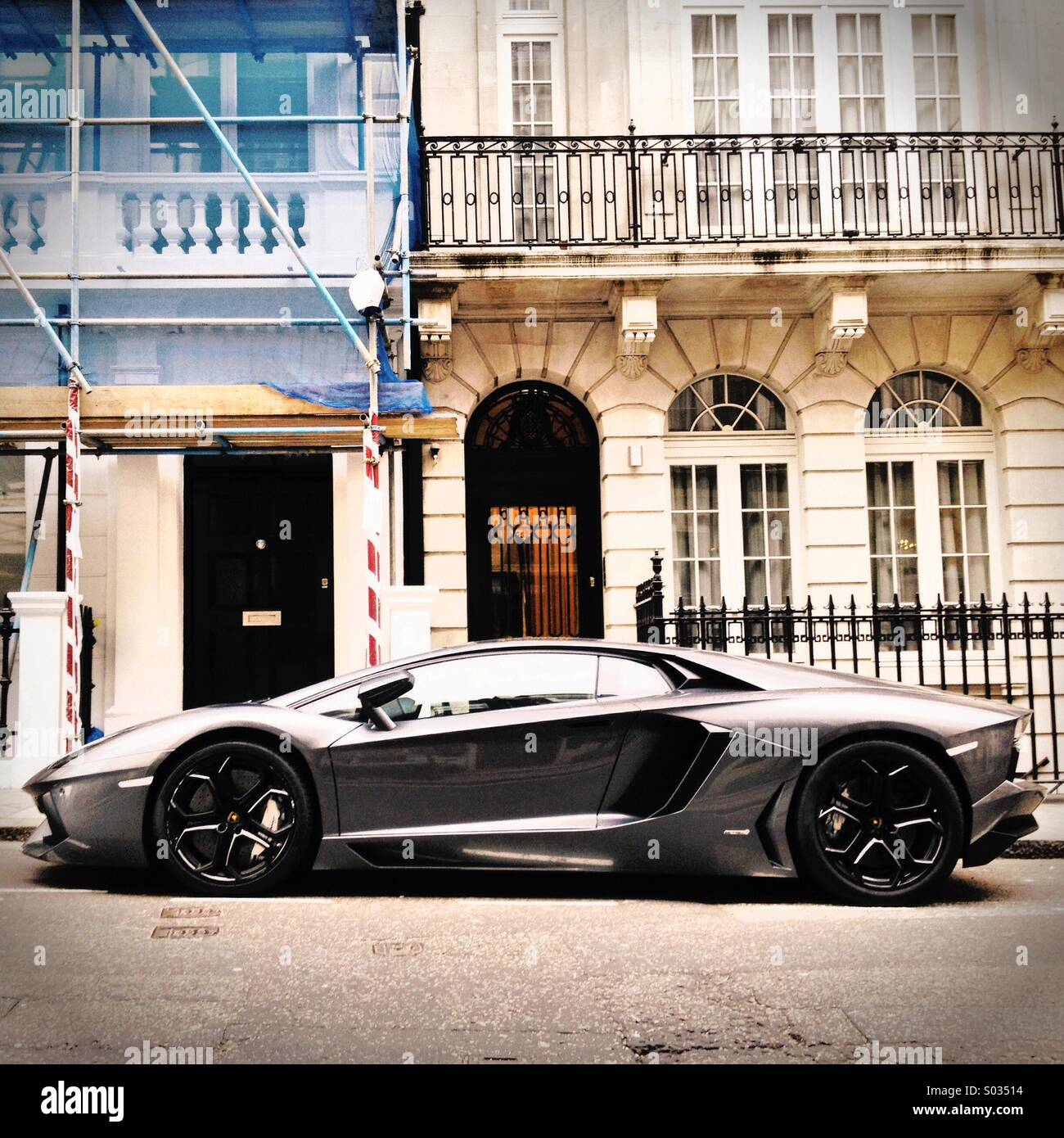 Lamborghini Aventador in London Stockfoto