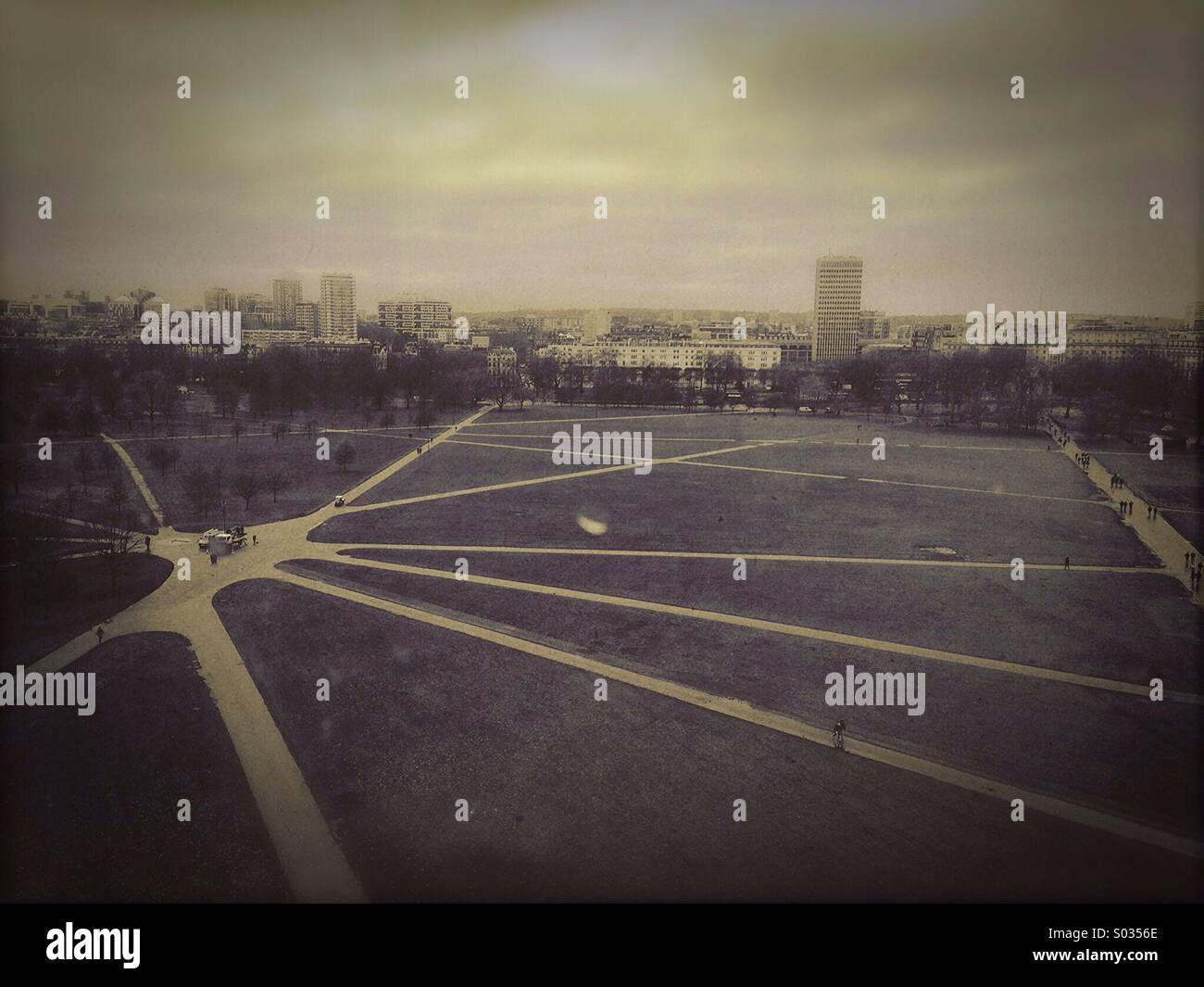 Hyde Park - Smartphone-aufgenommenes Stockfoto