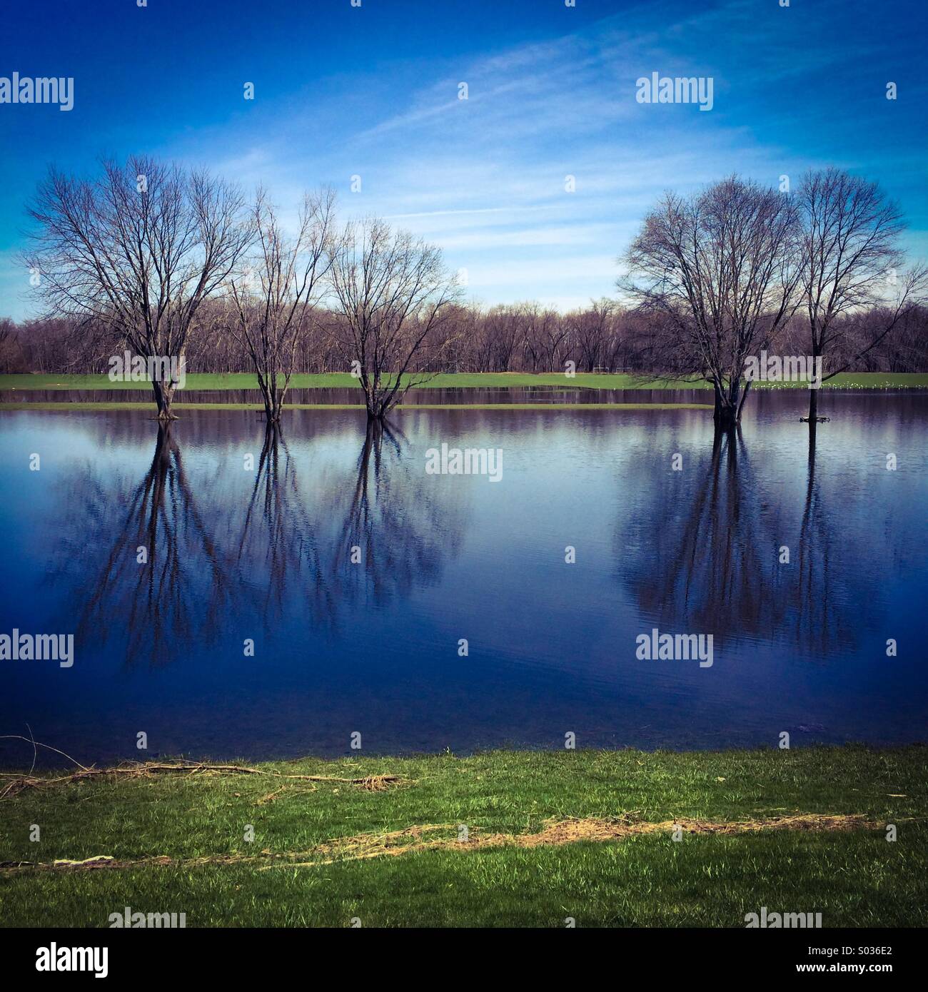 Landschaft in Connecticut Stockfoto