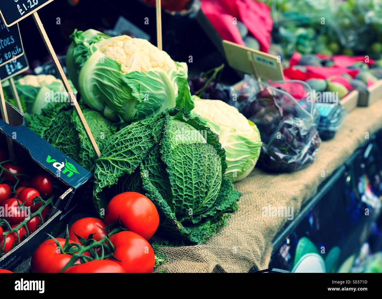Lebensmittelmarkt Stockfoto