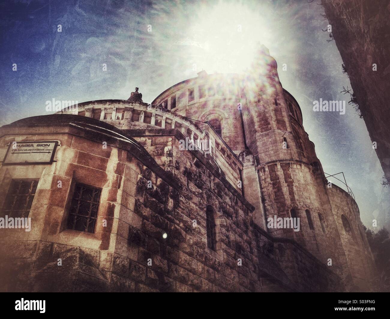 Dormitio-Abtei in Jerusalem, Israel Stockfoto