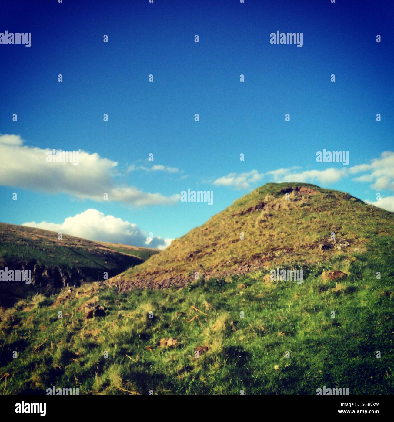 Ein Blick auf eine schottische Landschaft Stockfoto