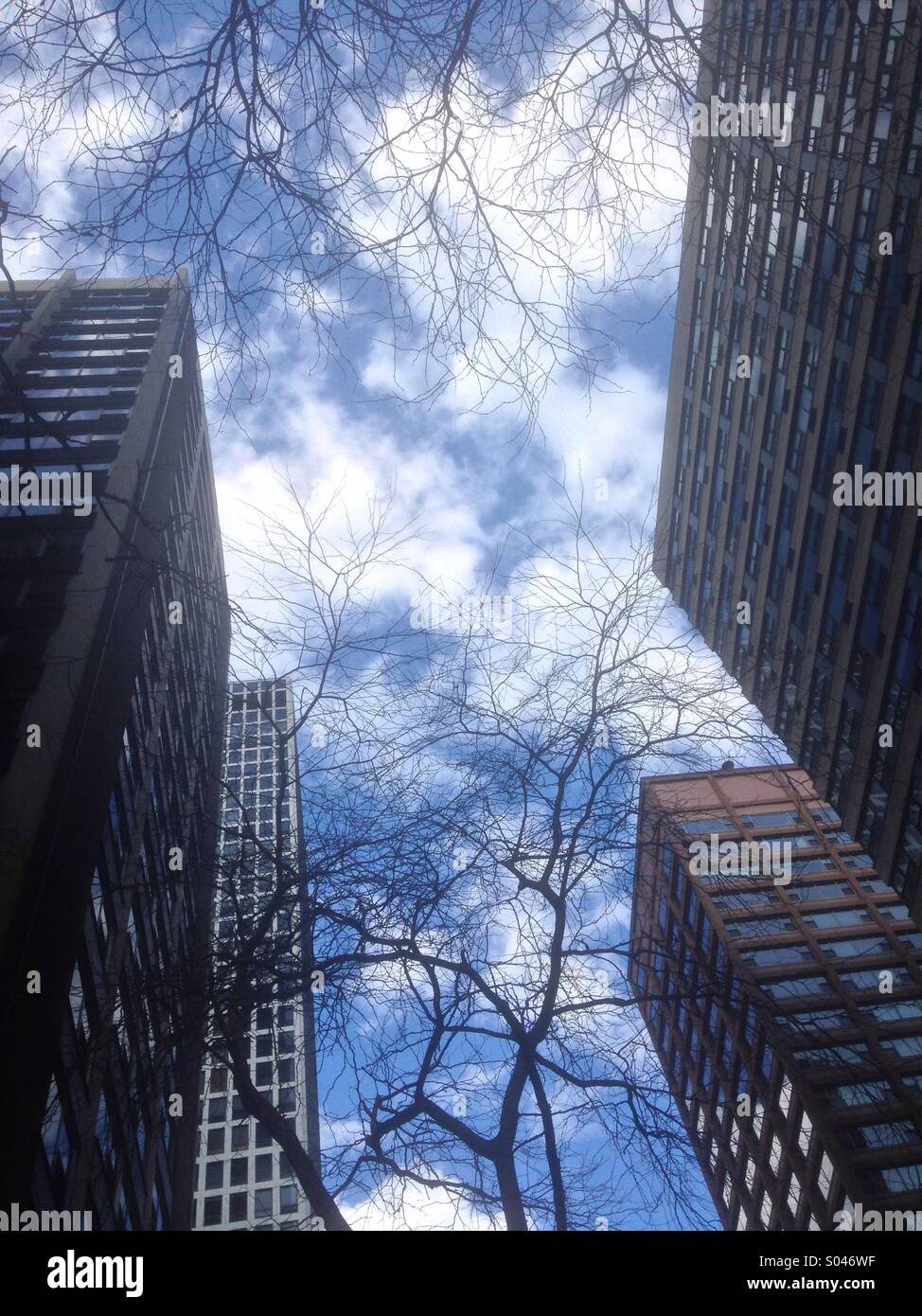 Chicago sky Stockfoto