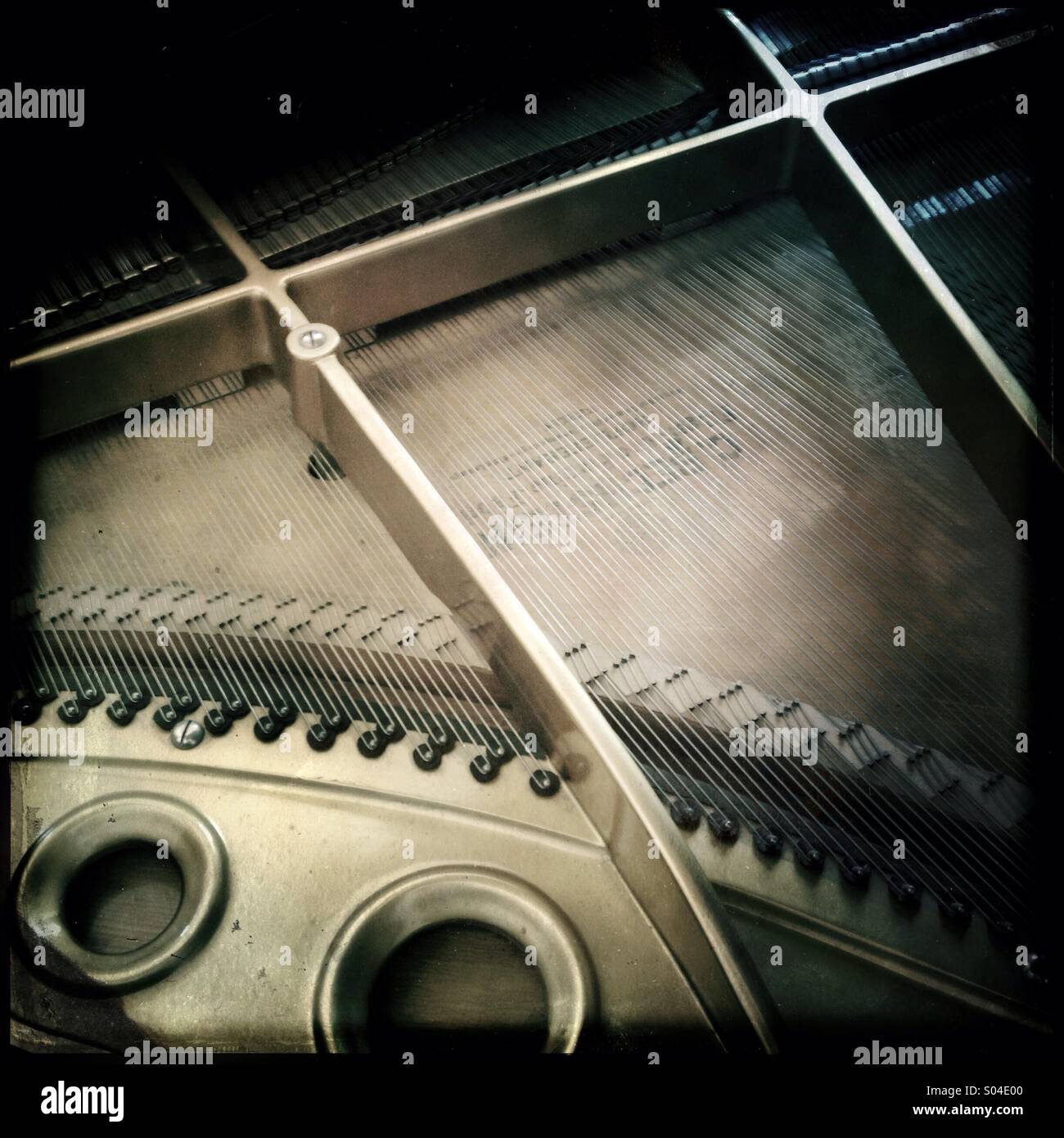 Klavier-detail Stockfoto