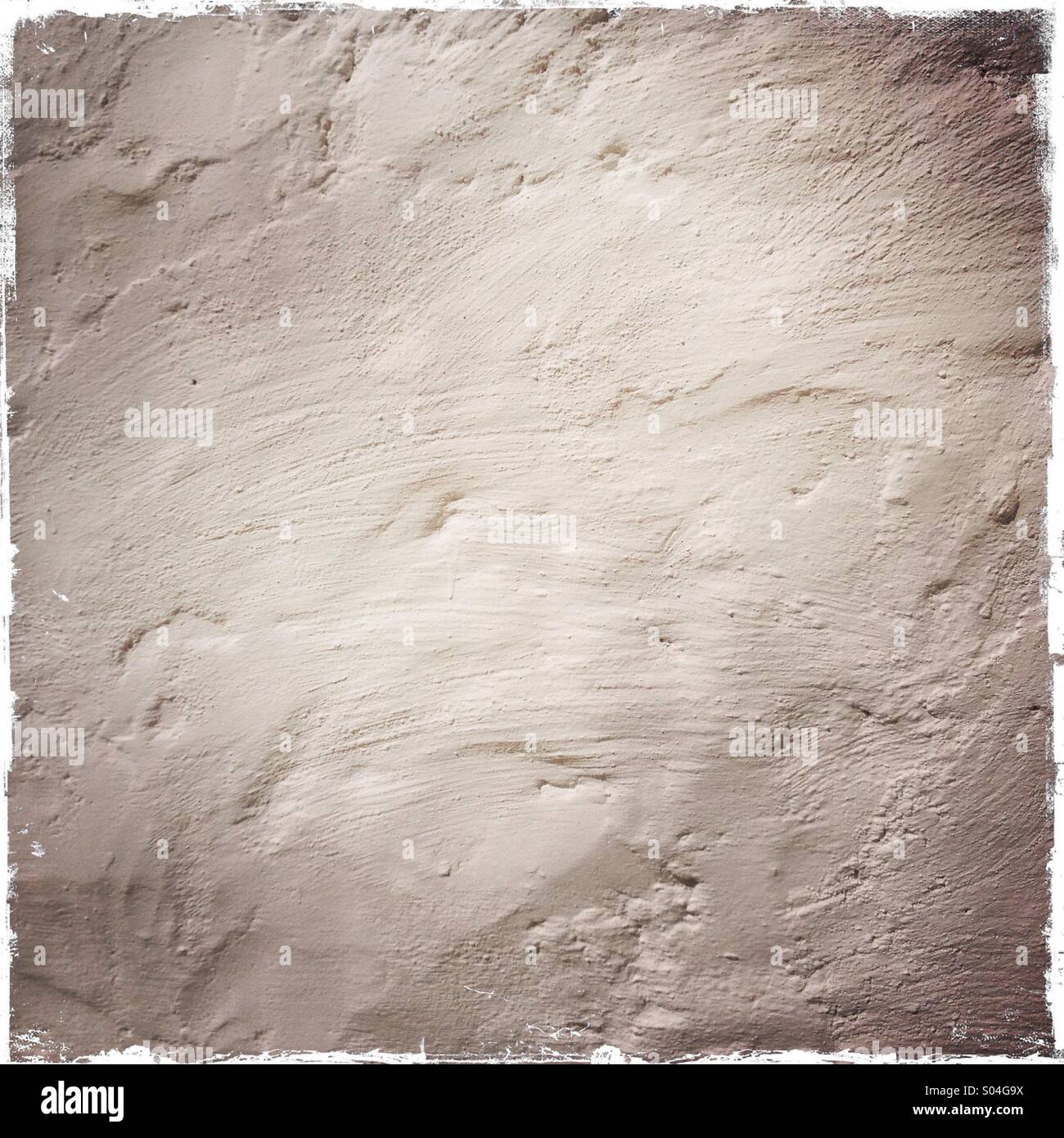 Weißen Putz an Wand Textur - Smartphone-aufgenommenes Stockfoto