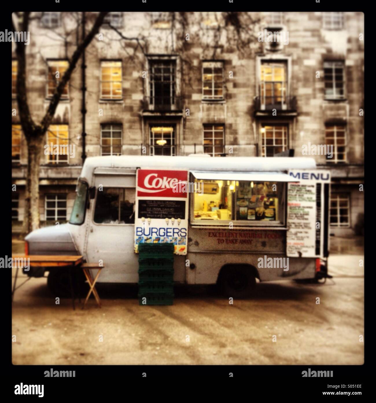Imbisswagen, Bloomsbury Stockfoto