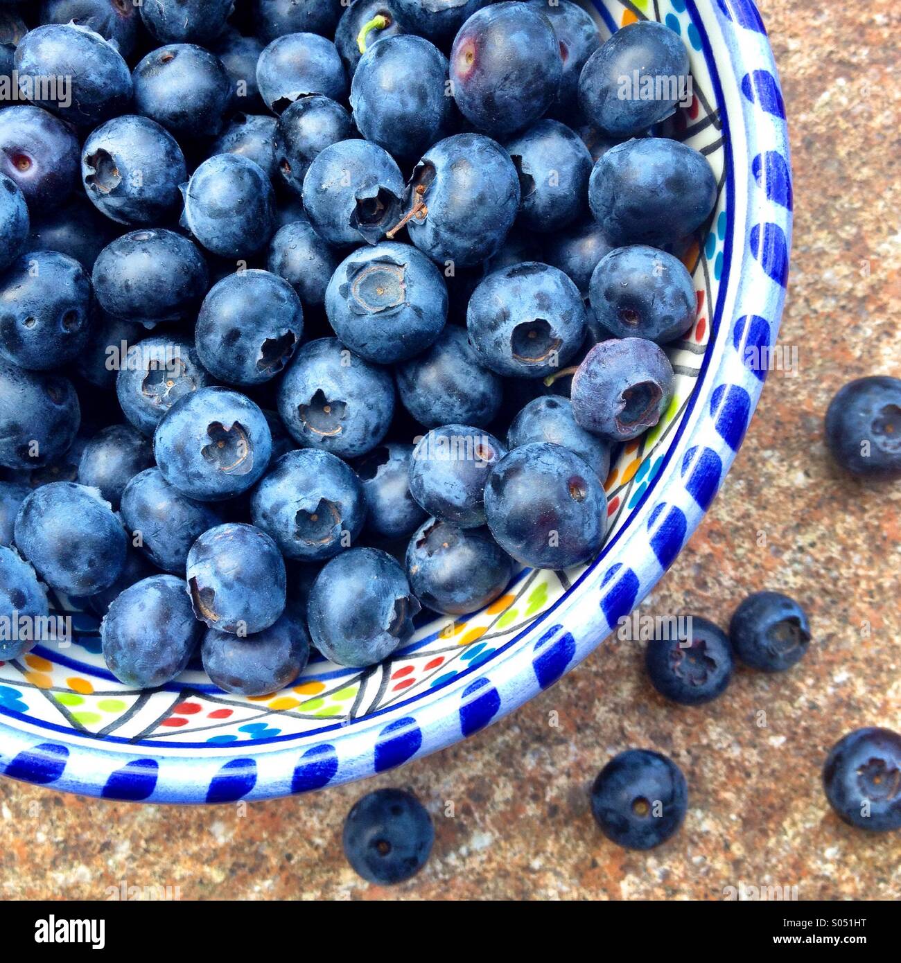 Heidelbeeren Stockfoto