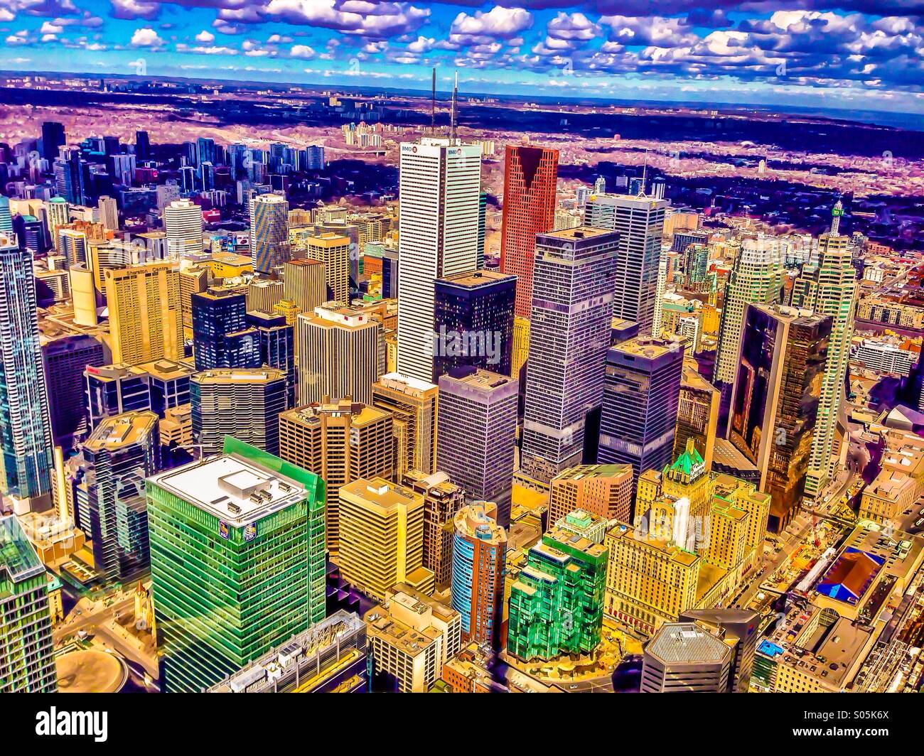 Stadt von Toronto Stockfoto