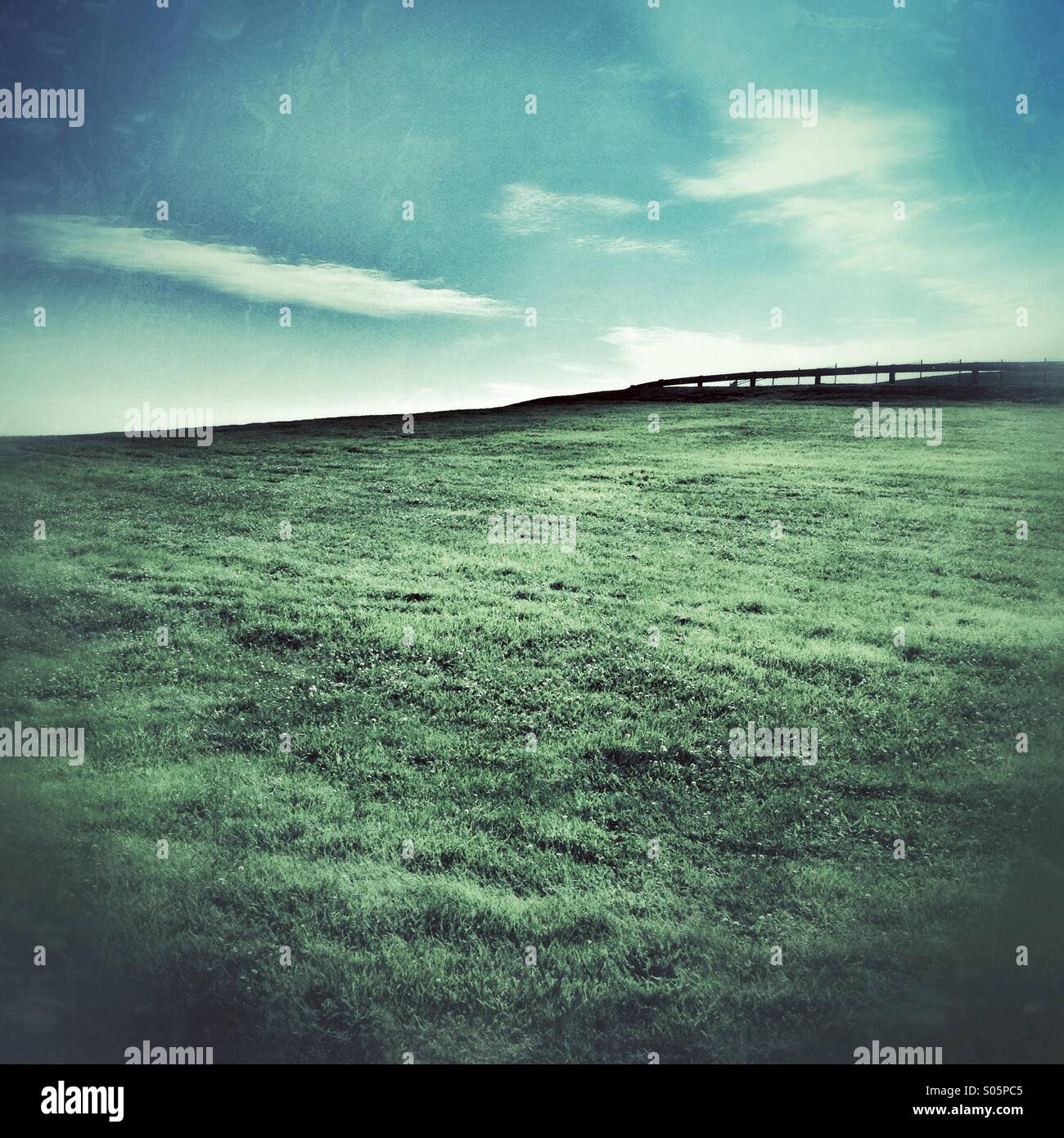 Landschaft - Smartphone-aufgenommenes Stockfoto