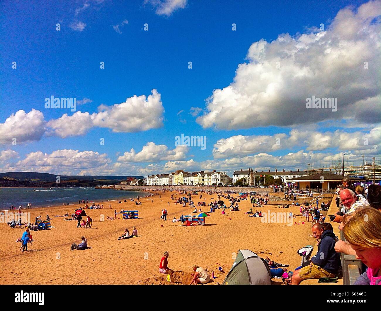 Exmouth Strand, Devon, UK Stockfoto