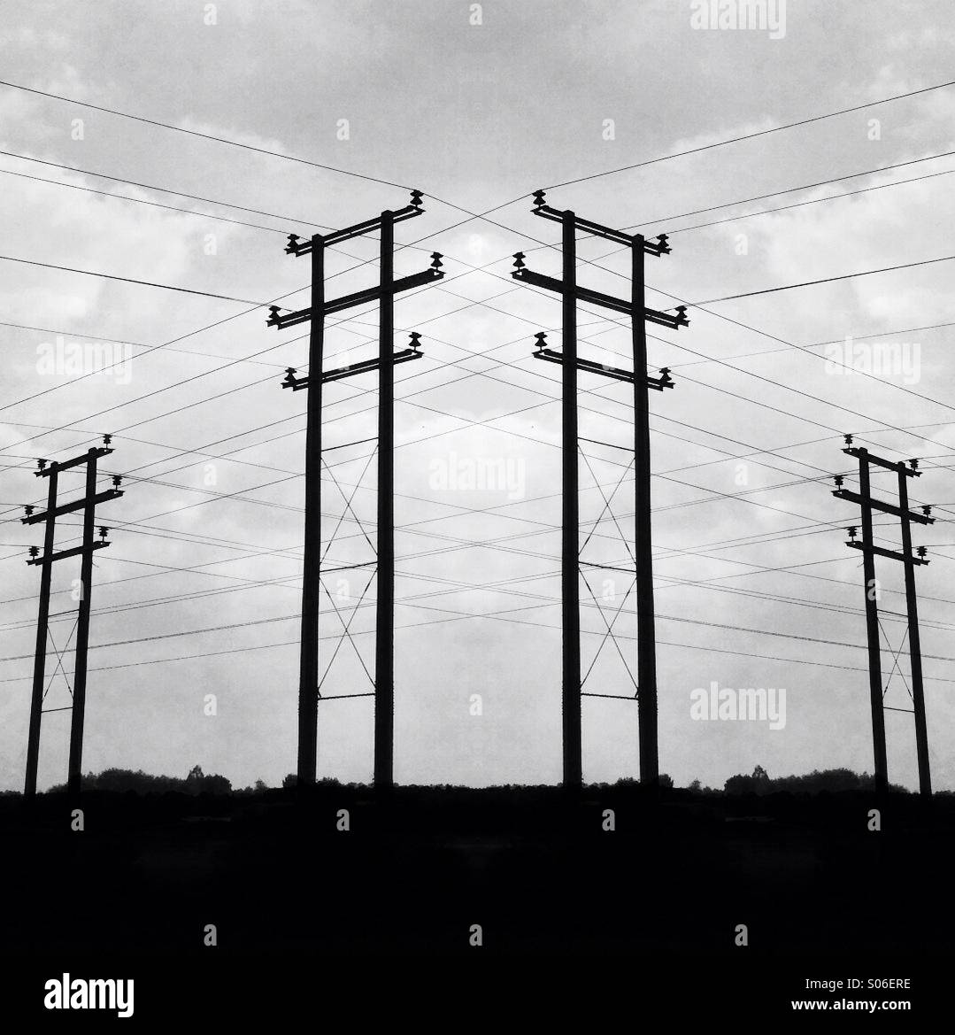 Gleichgewicht der Kräfte Stockfoto