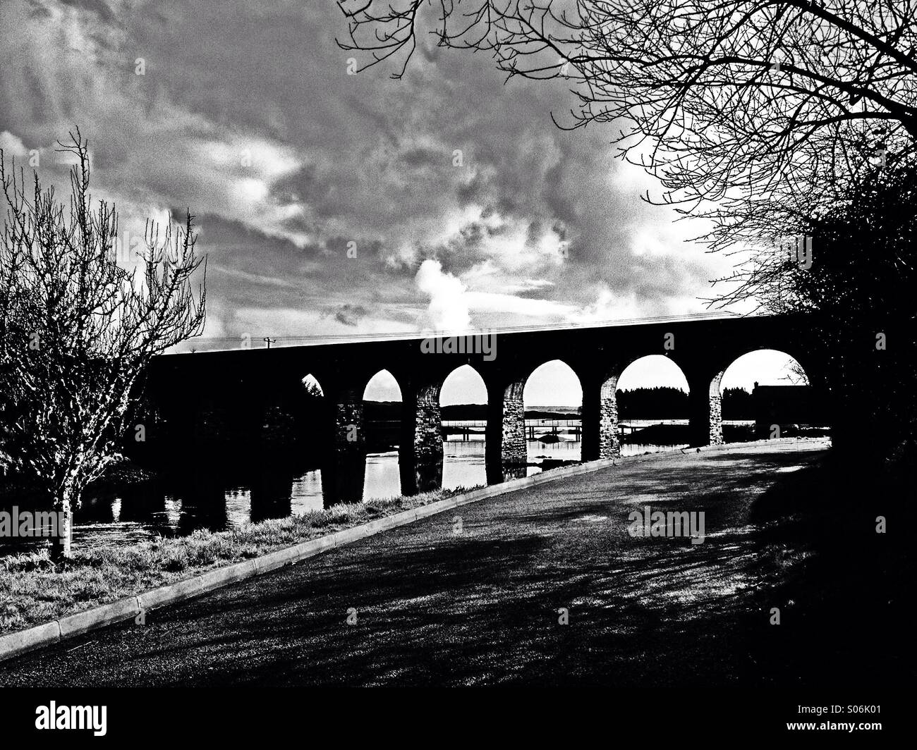 12 Bogenbrücke, Ballydehob, West Cork Stockfoto