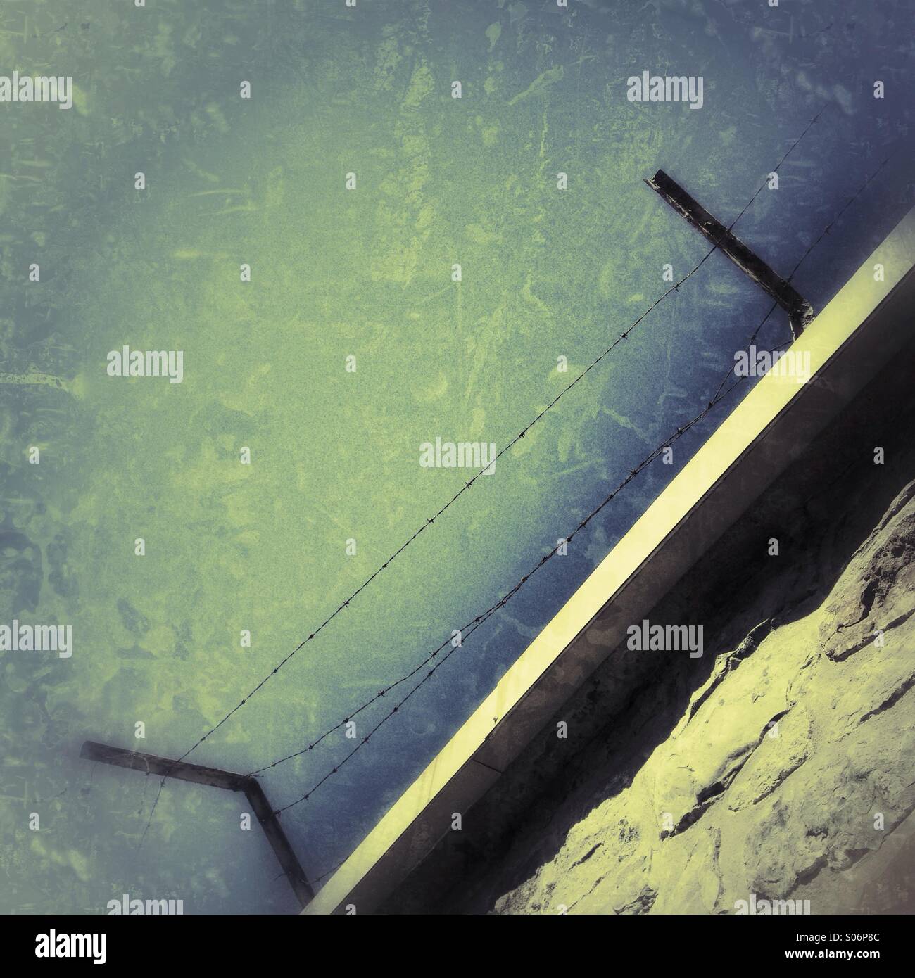 Gefängnis - Smartphone-aufgenommenes Stockfoto