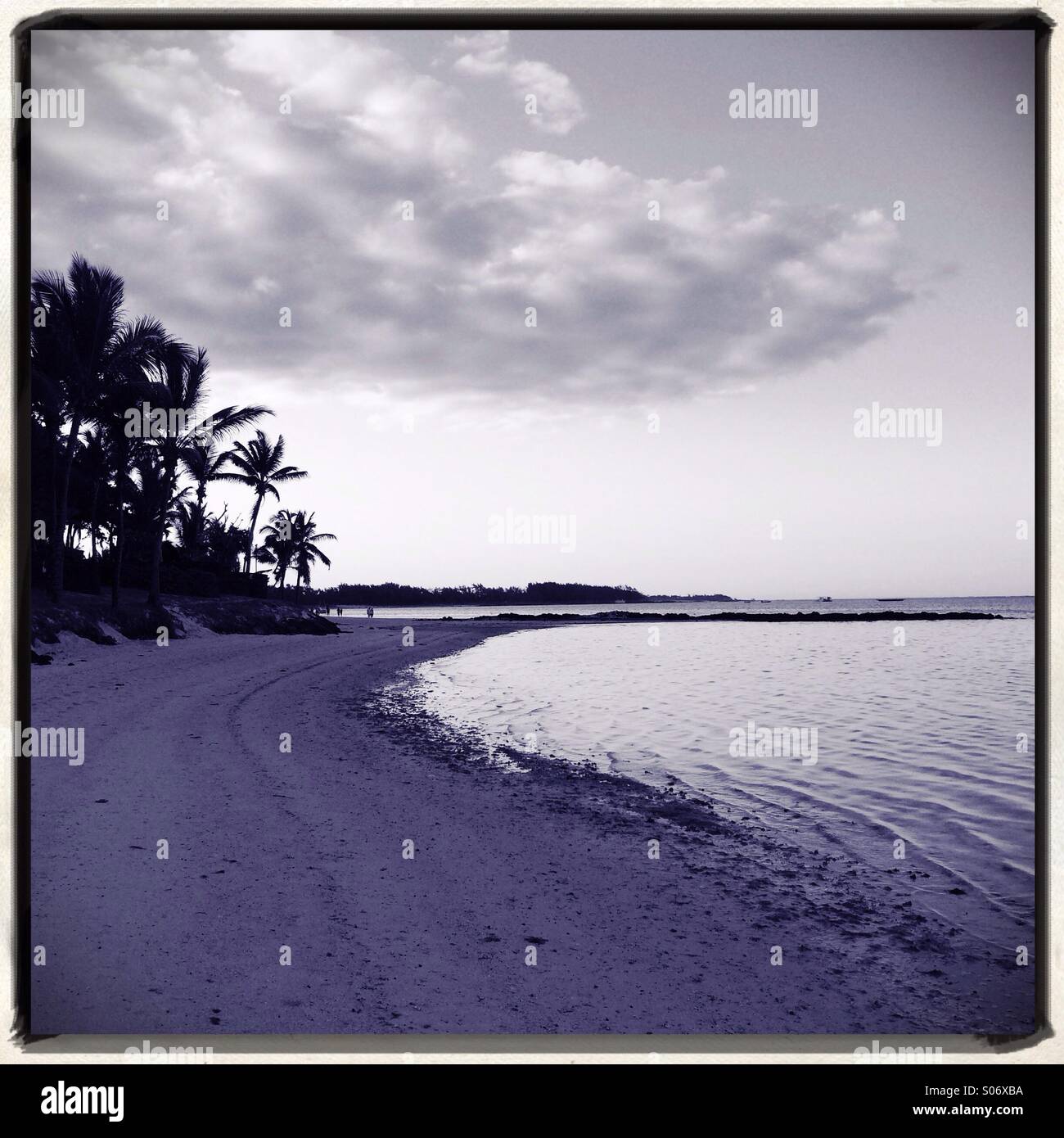 Belle Mare Beach Mauritius Stockfoto