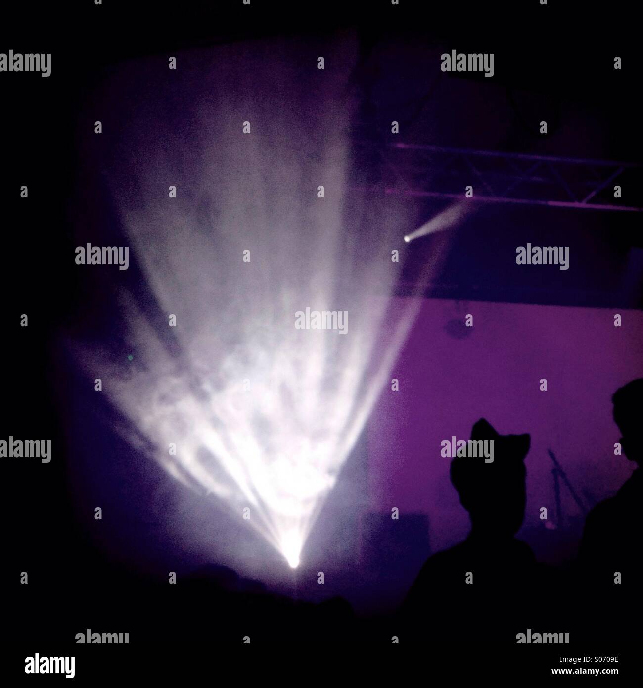 Bühnenbeleuchtung Stockfoto