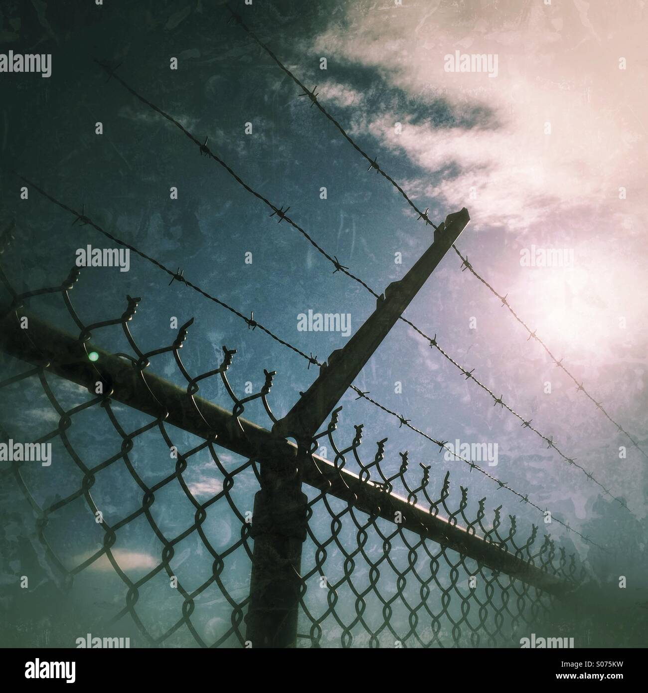 Tor - Smartphone-aufgenommenes Stockfoto