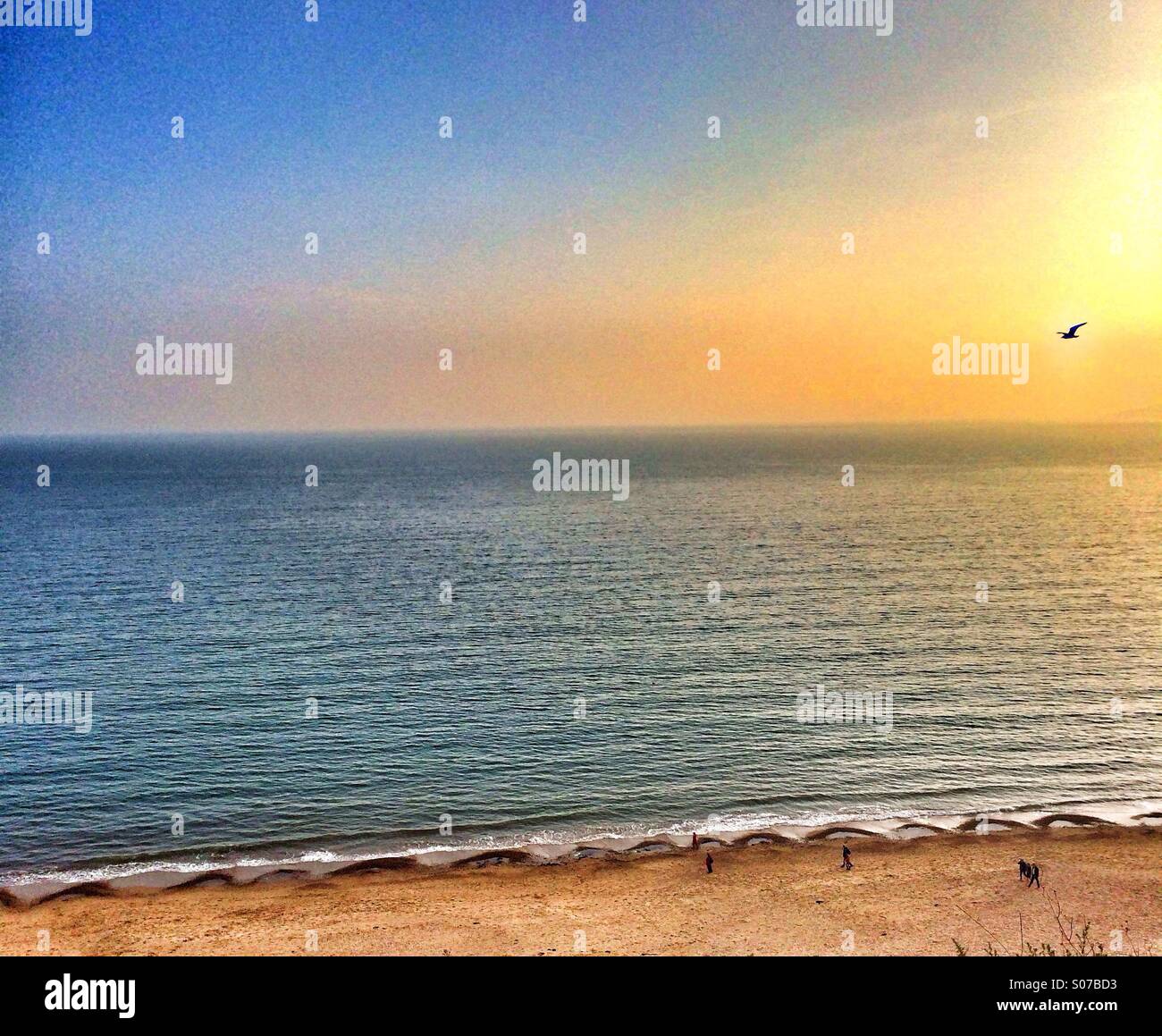 Bournemouth beach Stockfoto