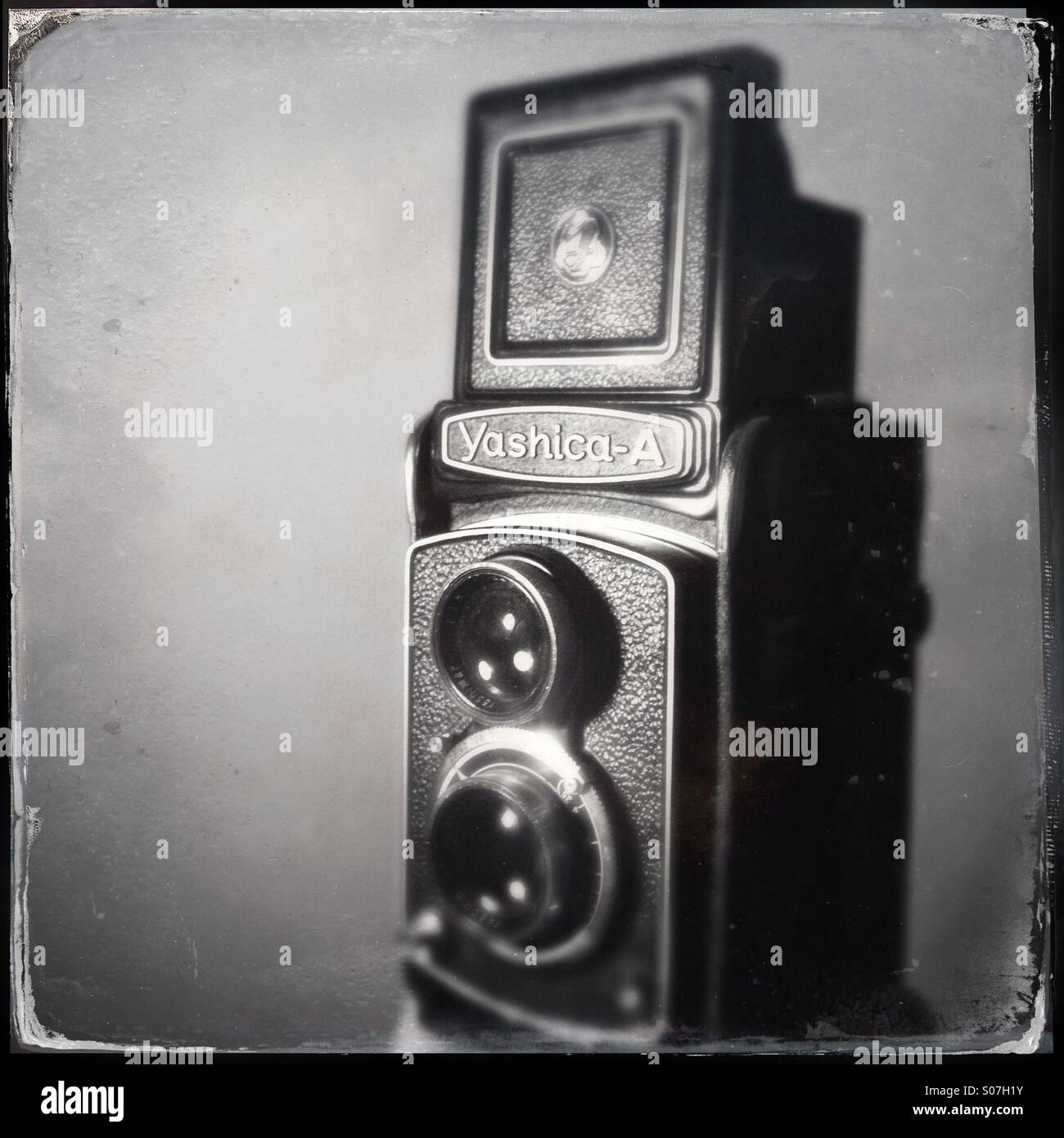 Vintage Yashica TLR Kamera Stockfoto