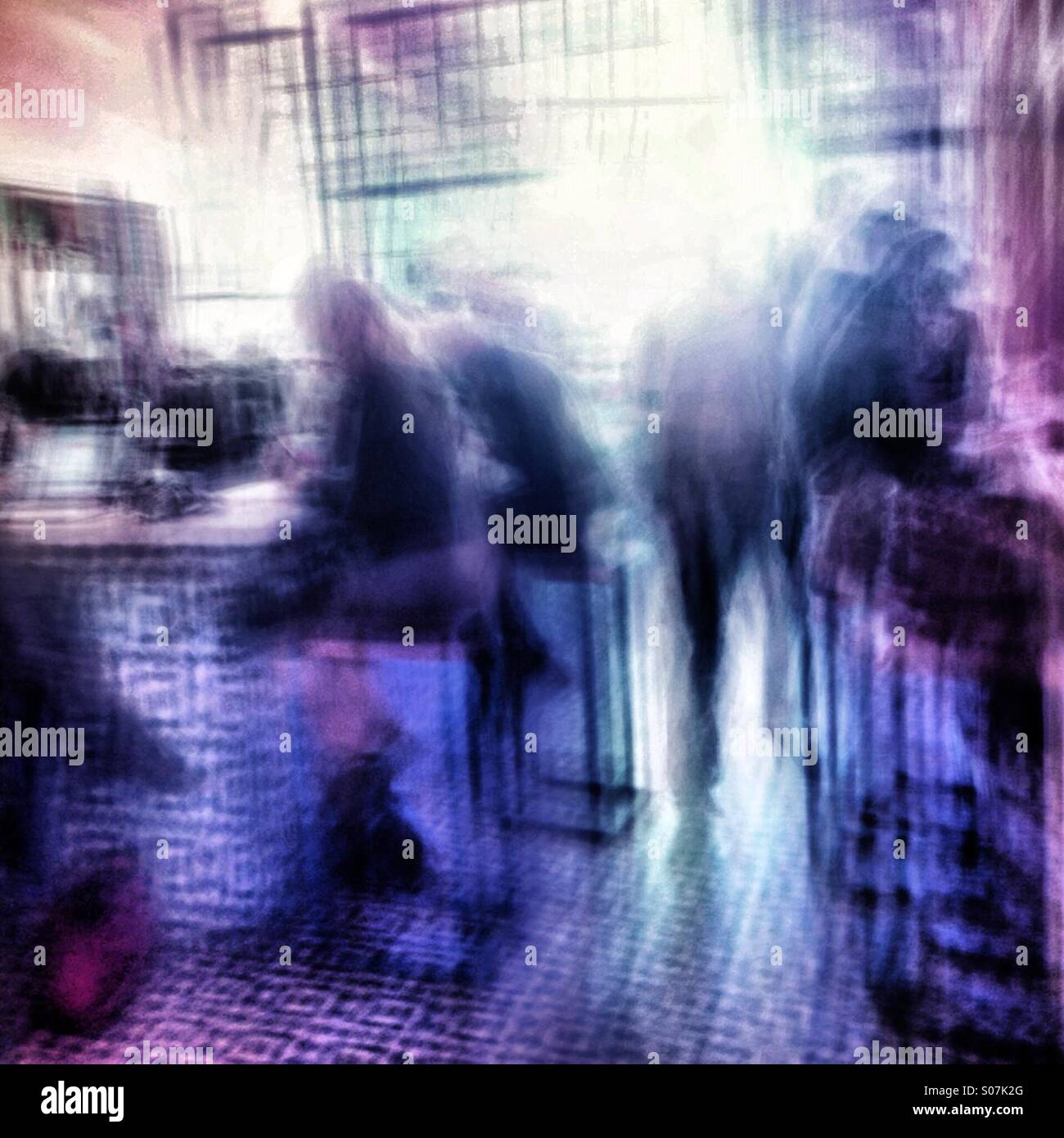 Coffee-Shop mit shakey Ansicht Stockfoto