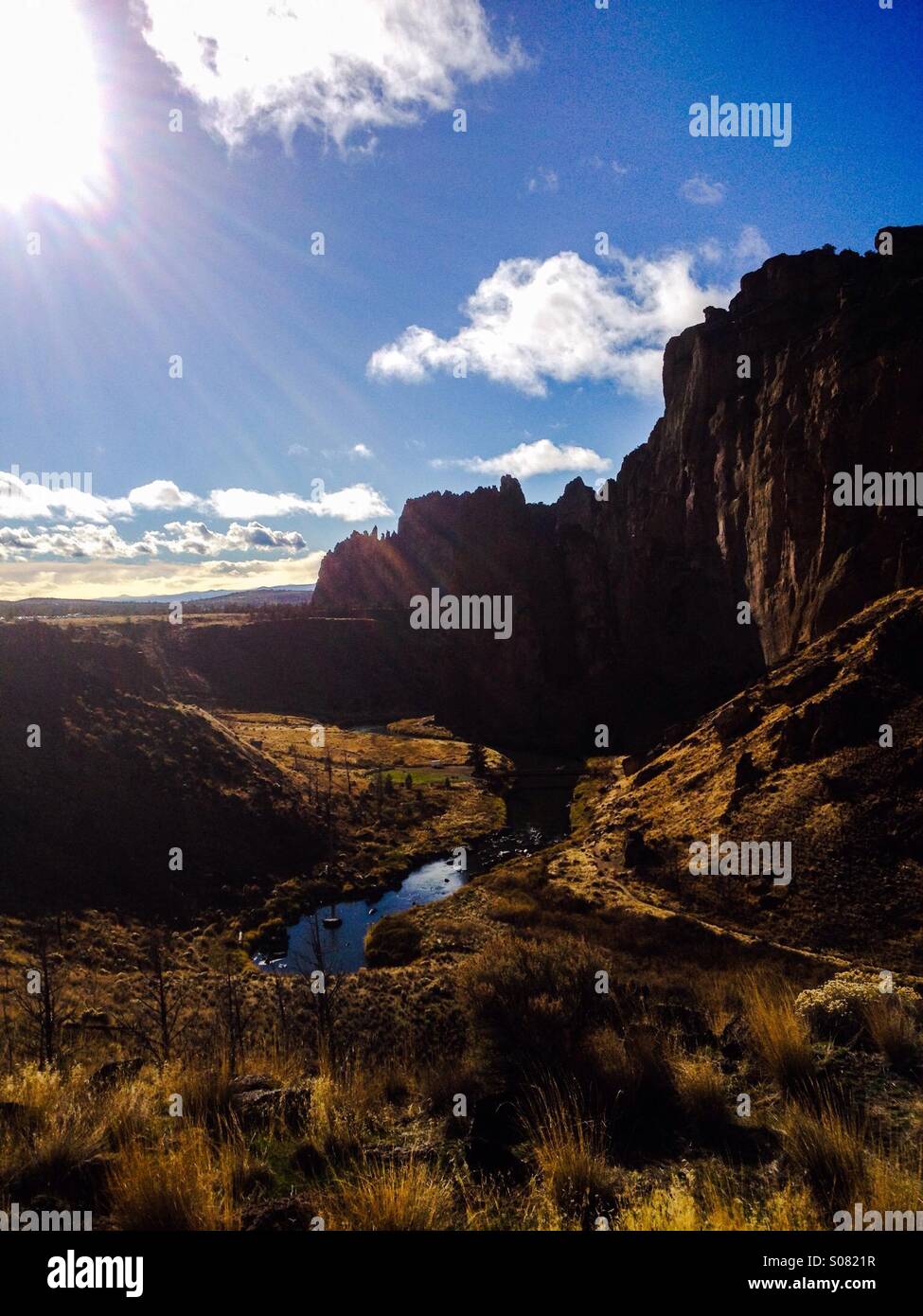 Smith Rock in Terrebonne Oregon Stockfoto