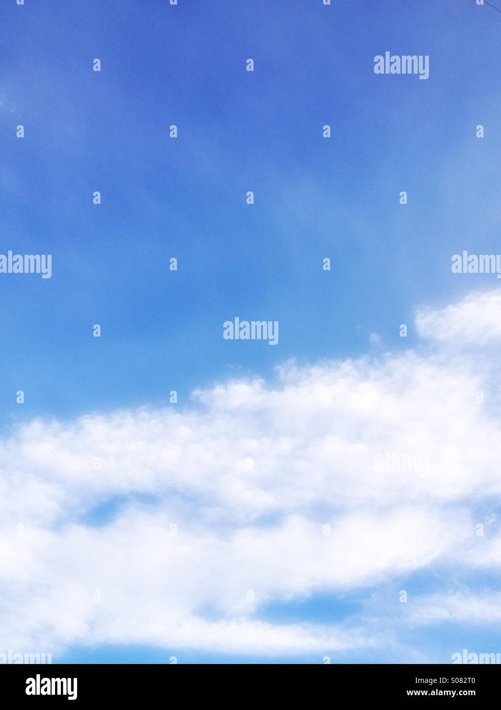 Verträumte Wolkenbildung Stockfoto