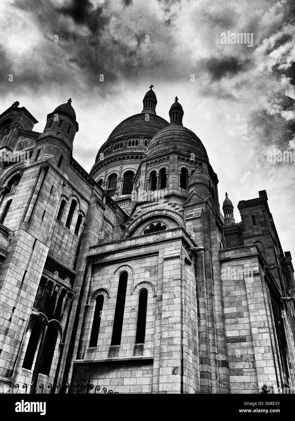 Sacre Coeur in Paris Stockfoto