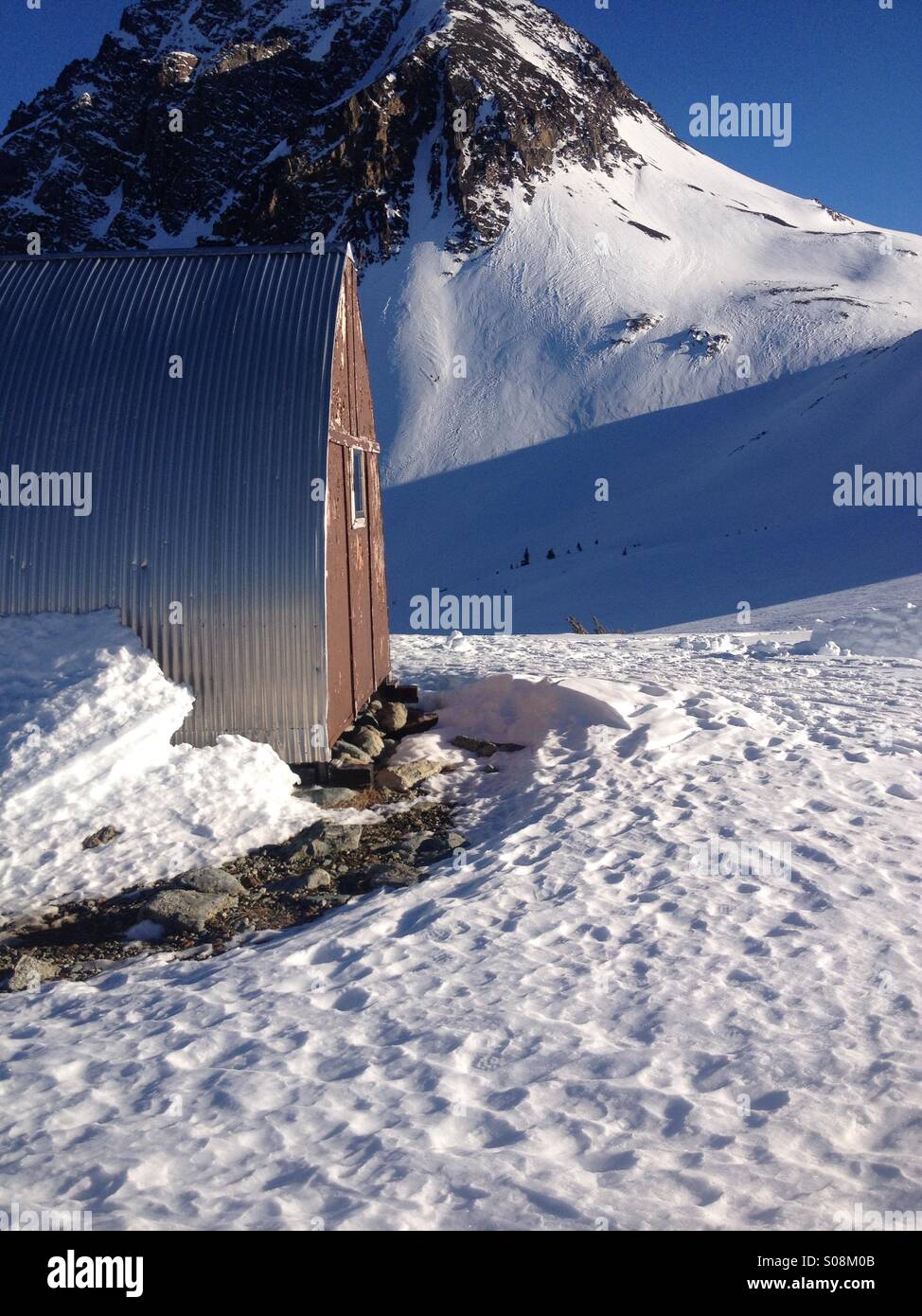 Big-Mountain, Ski, Hütte, Winter, Schnee Stockfoto