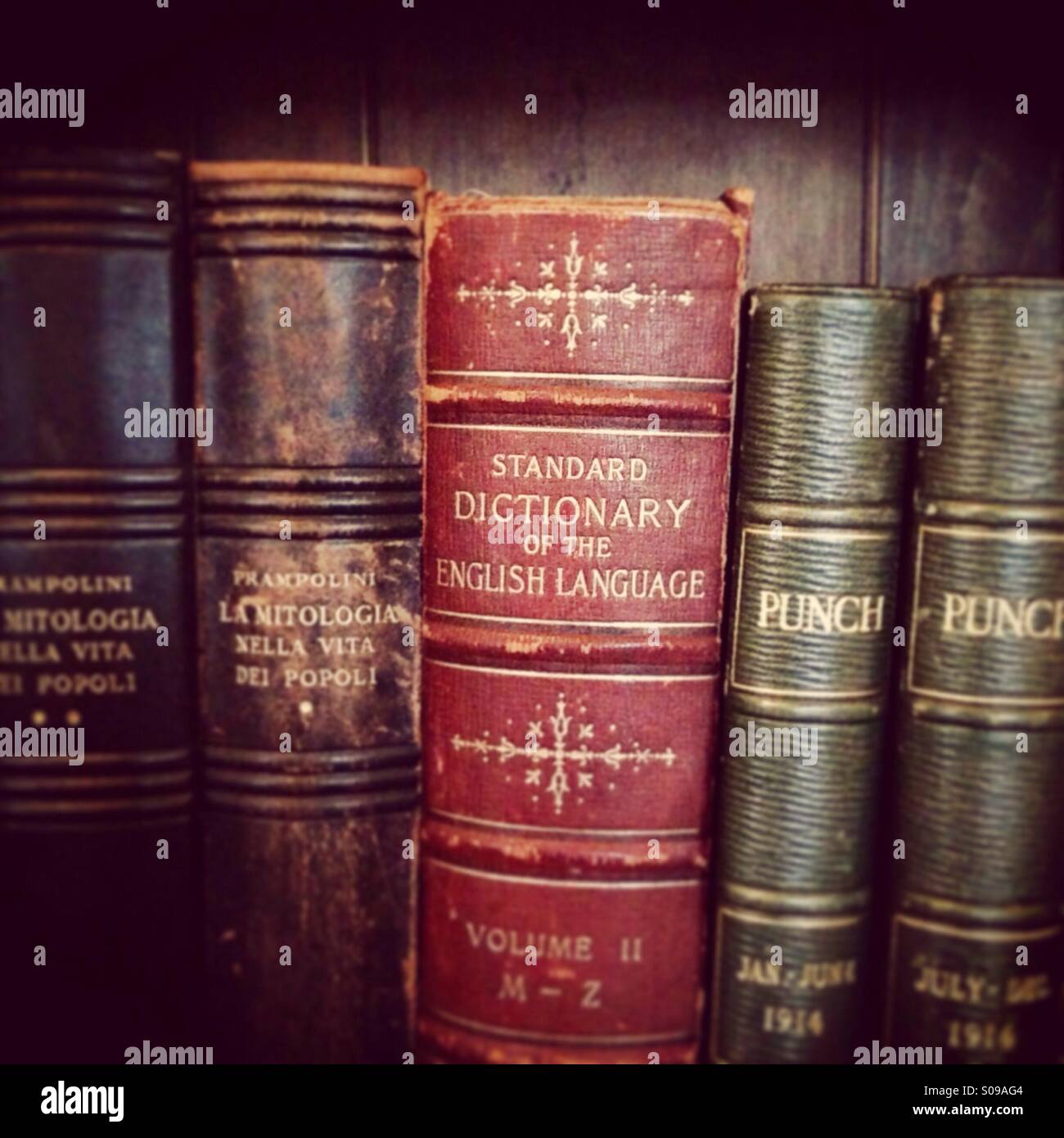 Wörterbuch der englischen Sprache Stockfoto