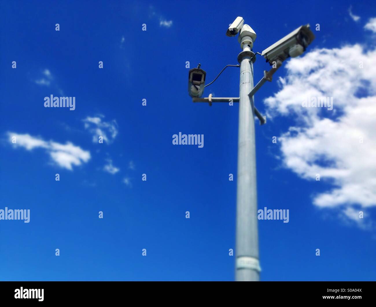 CCTV-Kameras Stockfoto