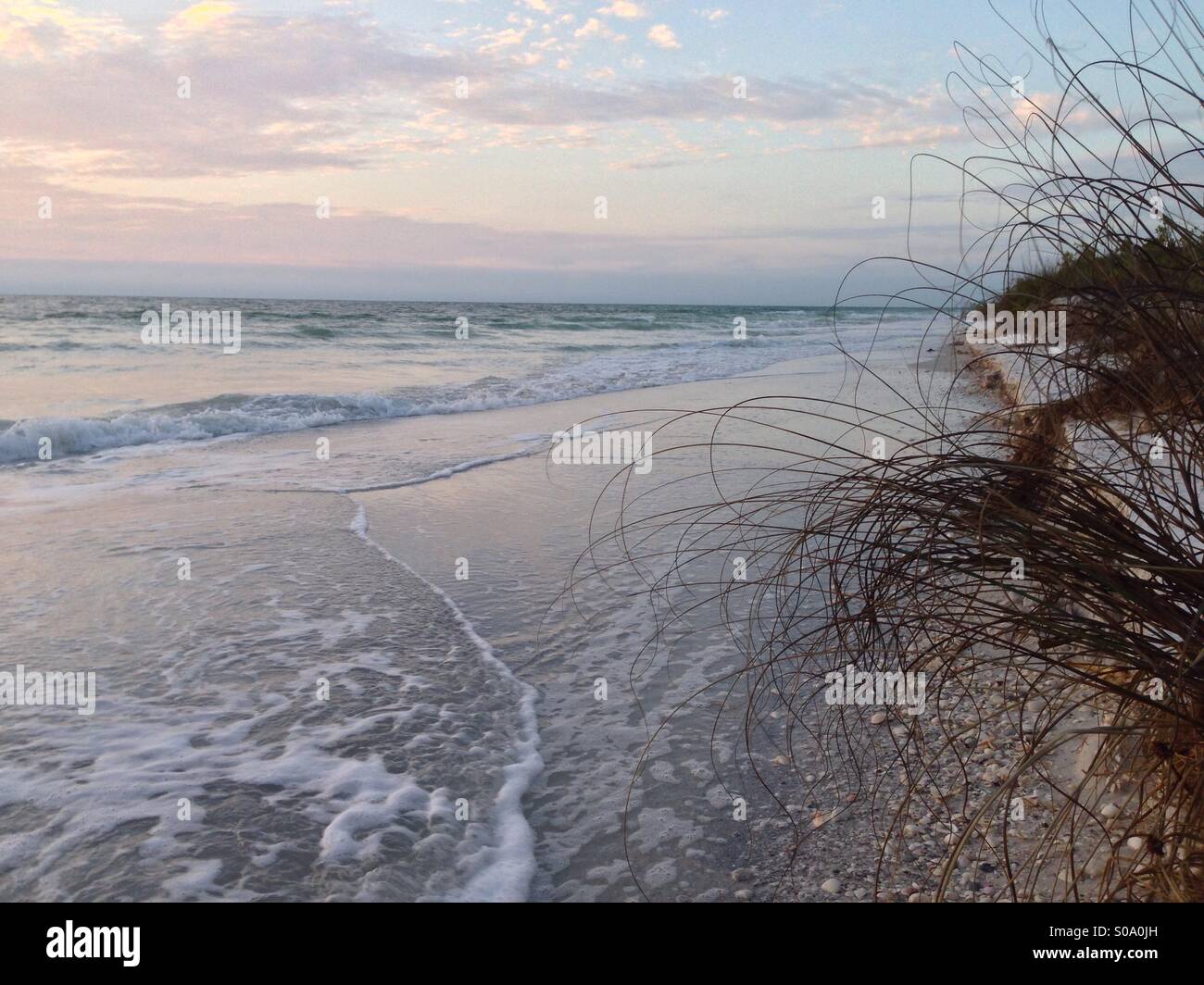 Strand-Promenade Stockfoto