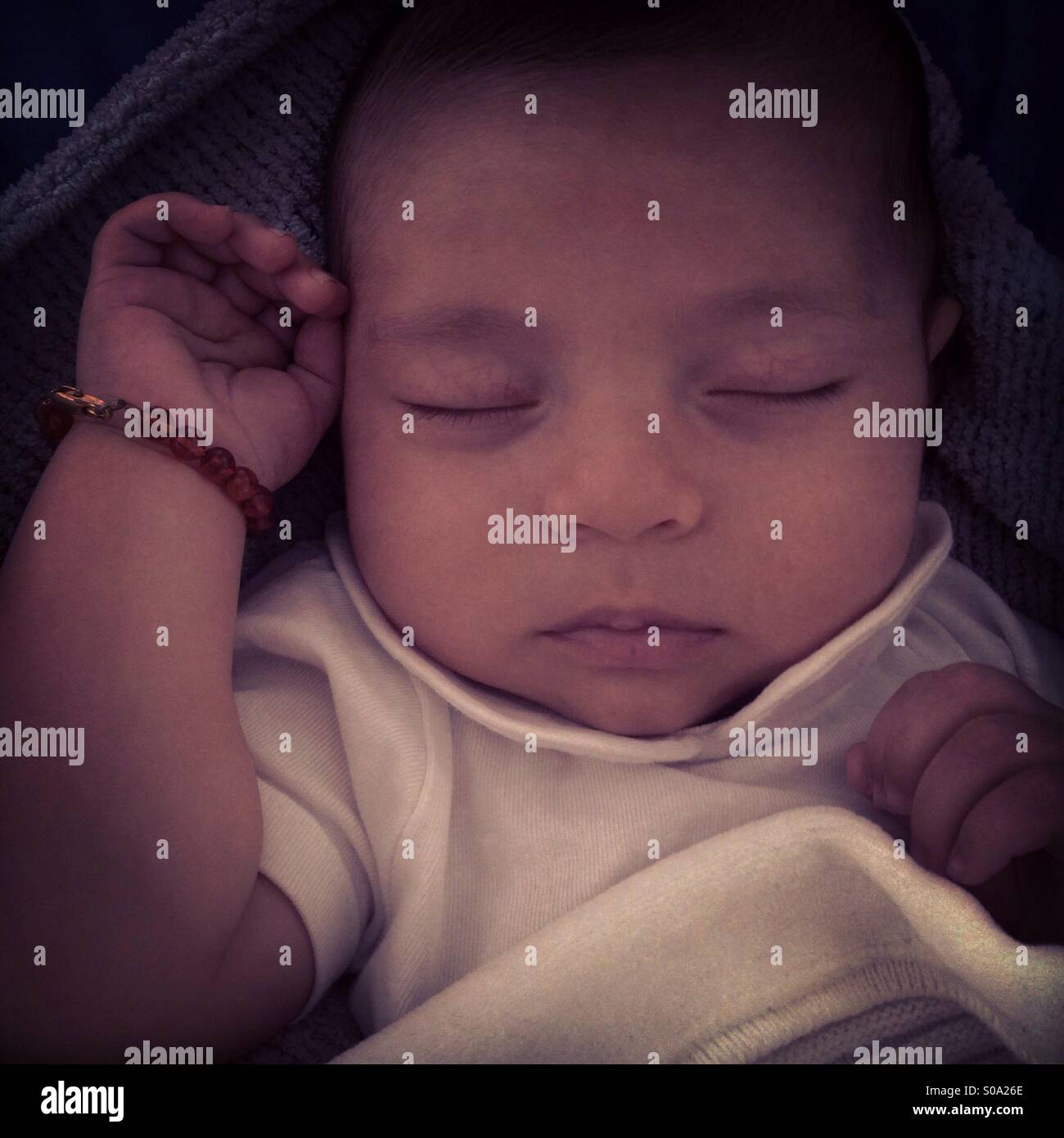 Baby schläft Stockfoto