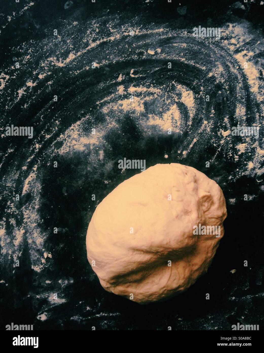 Teig - Smartphone-aufgenommenes Stockfoto