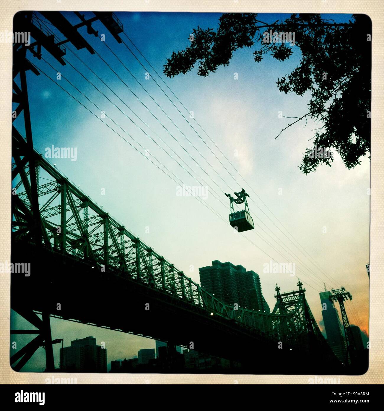 Roosevelt Island Tram New York City Stockfoto