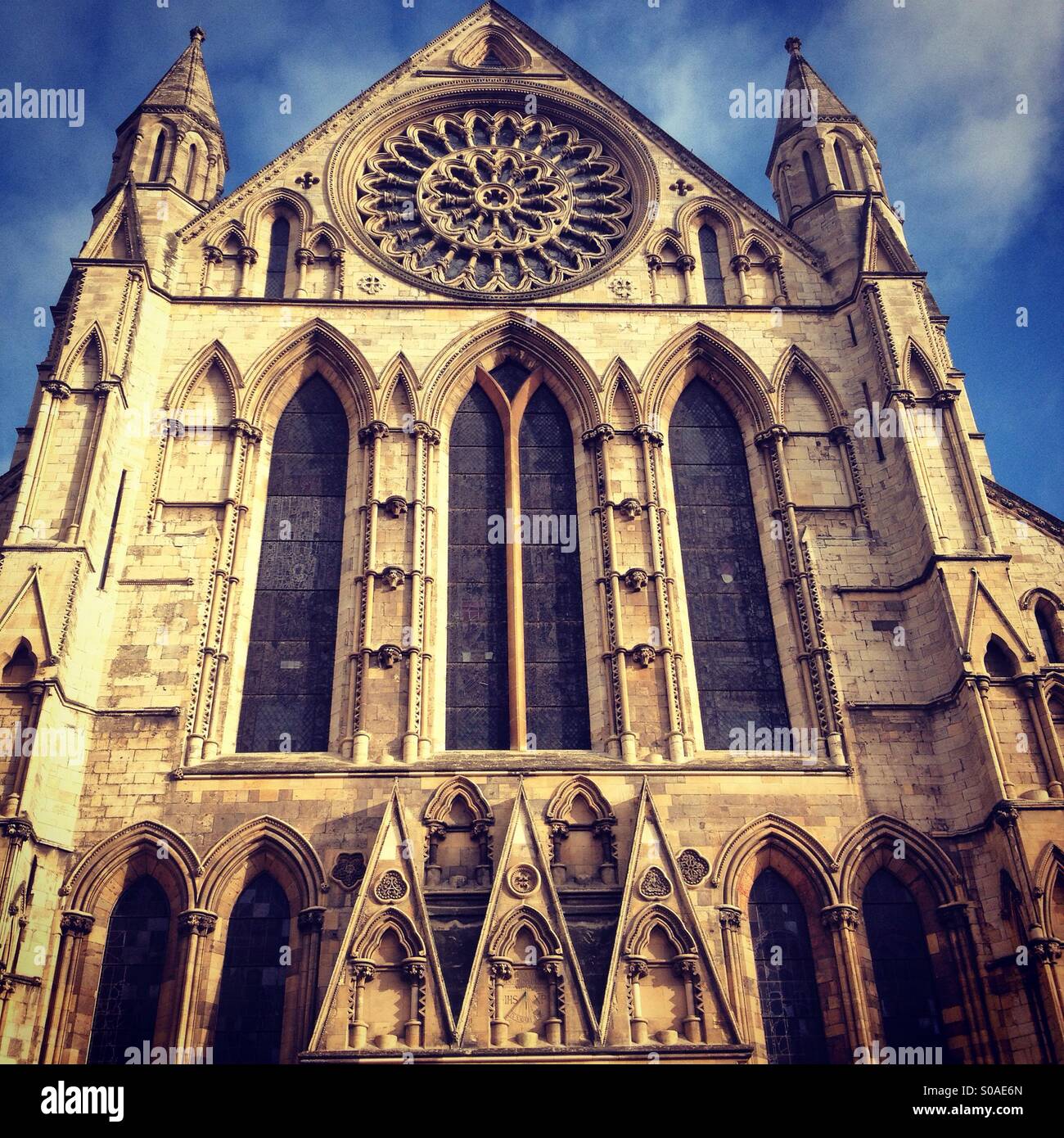 Wunderschöne York Minster Stockfoto