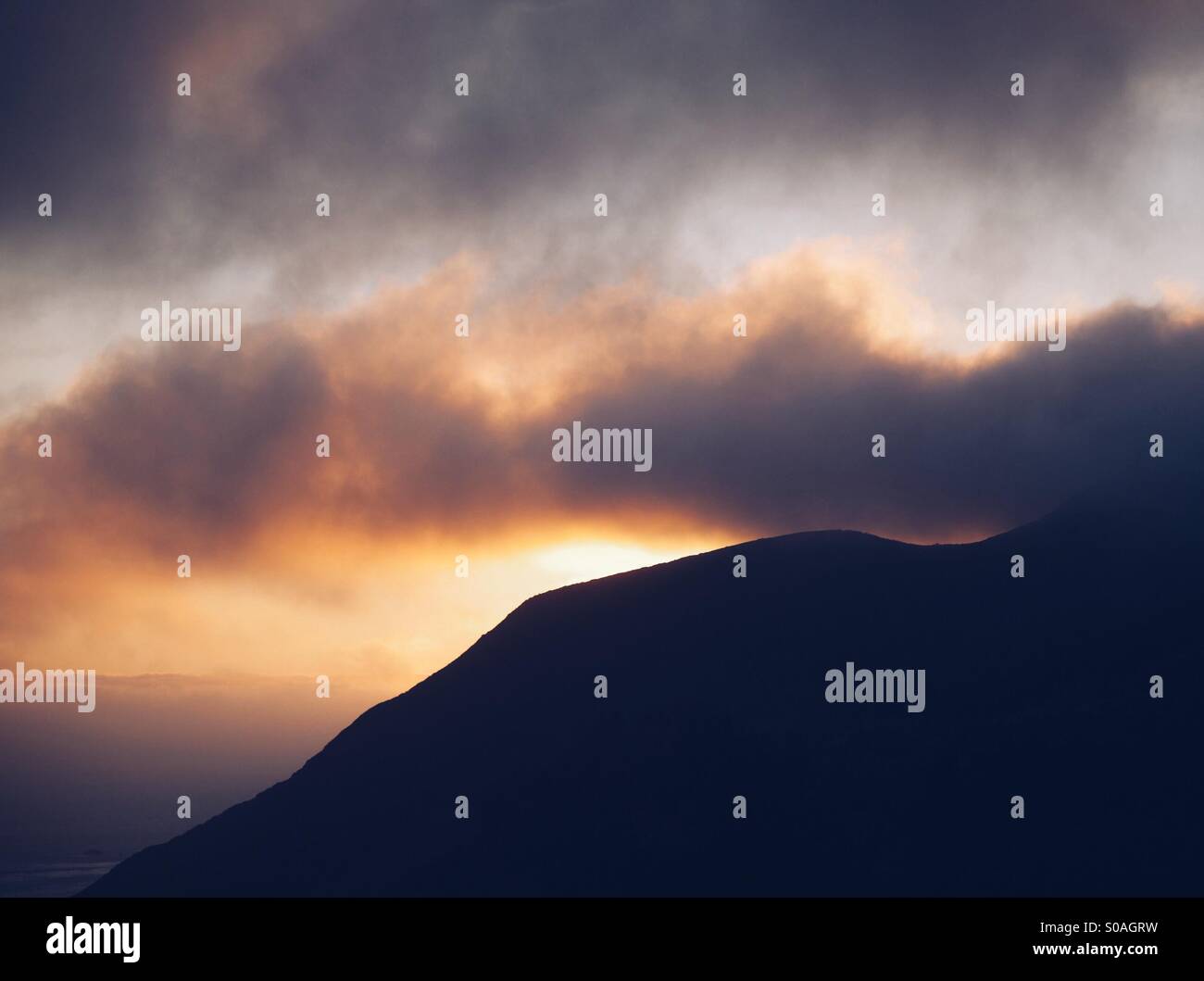 Den Pazifischen Ozean von der Marin Headlands Stockfoto