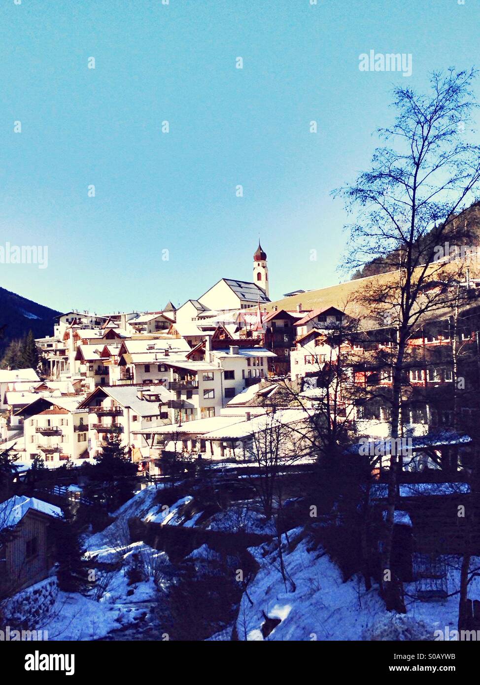 Welschnofen oder Welschnofen, Trentino-Alto Adige, Italien Stockfoto