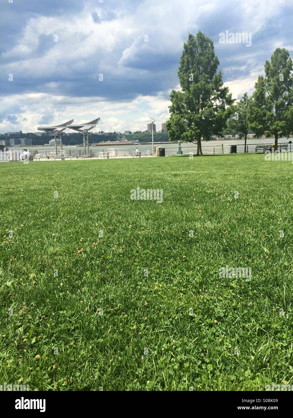 Hudson River Park, New York Stockfoto