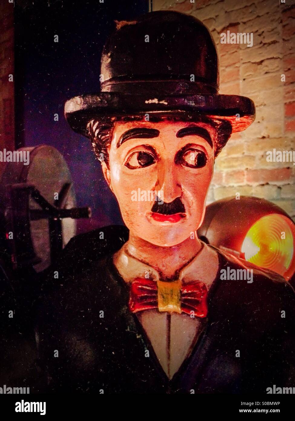 Statue von Charlie Chaplin Stockfoto