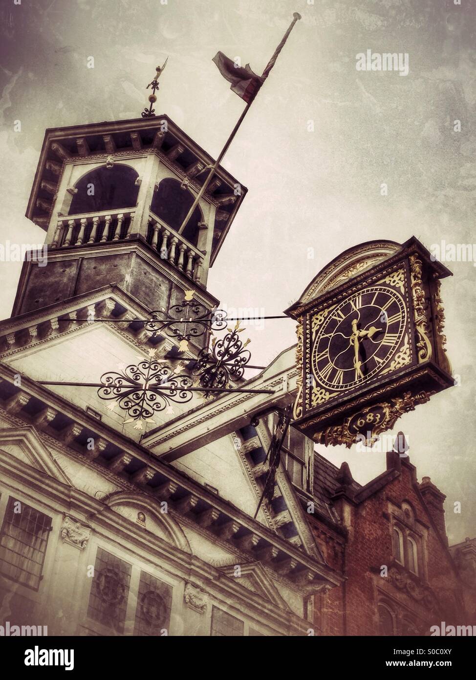 Die Guildhall, Guildford, Surrey, England. Stockfoto